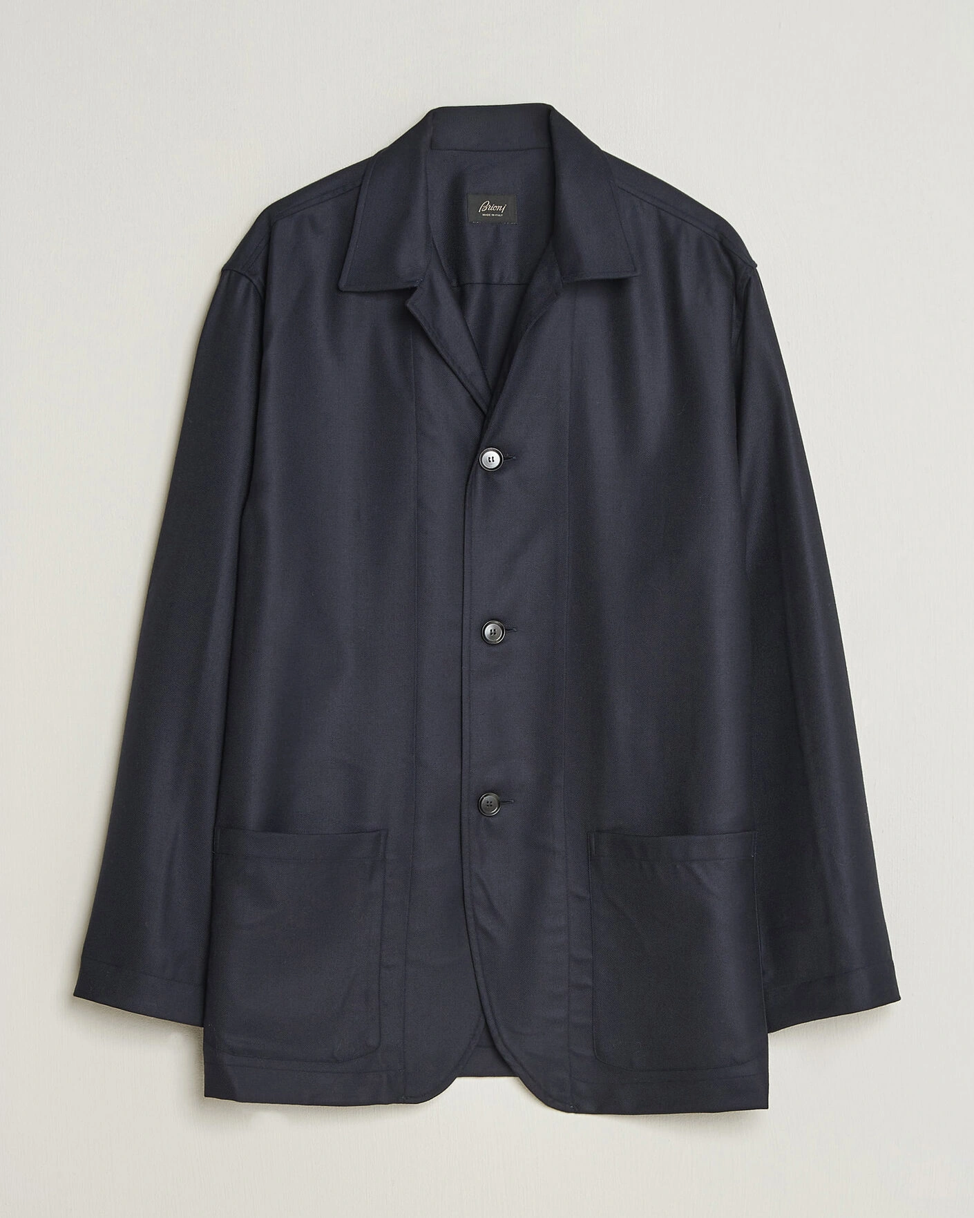 Herr | Jackor | Brioni | Wool/Cashmere Shirt Jacket Navy
