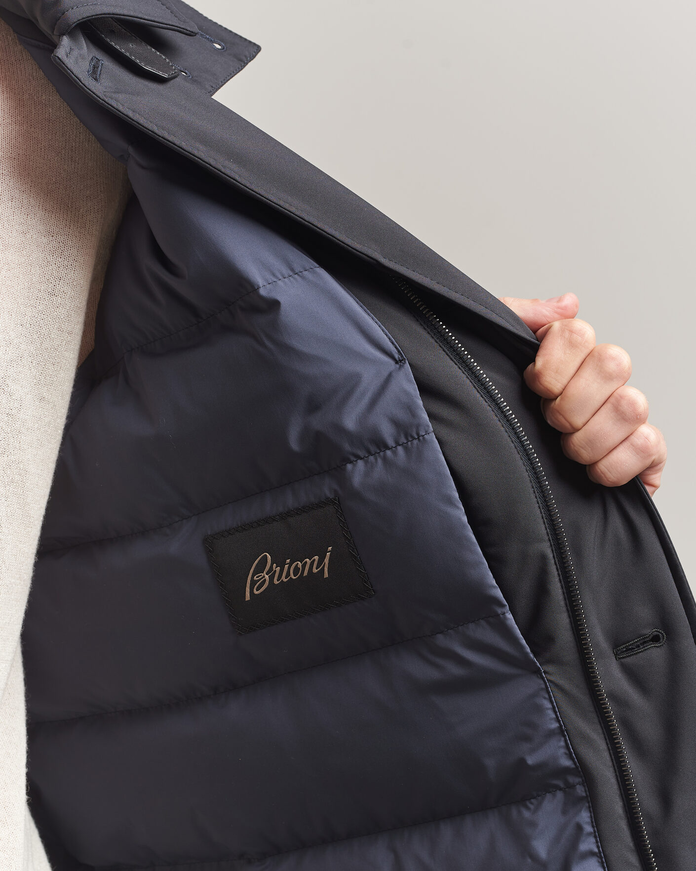 Herr | Jackor | Brioni | Performa Down Coat Navy