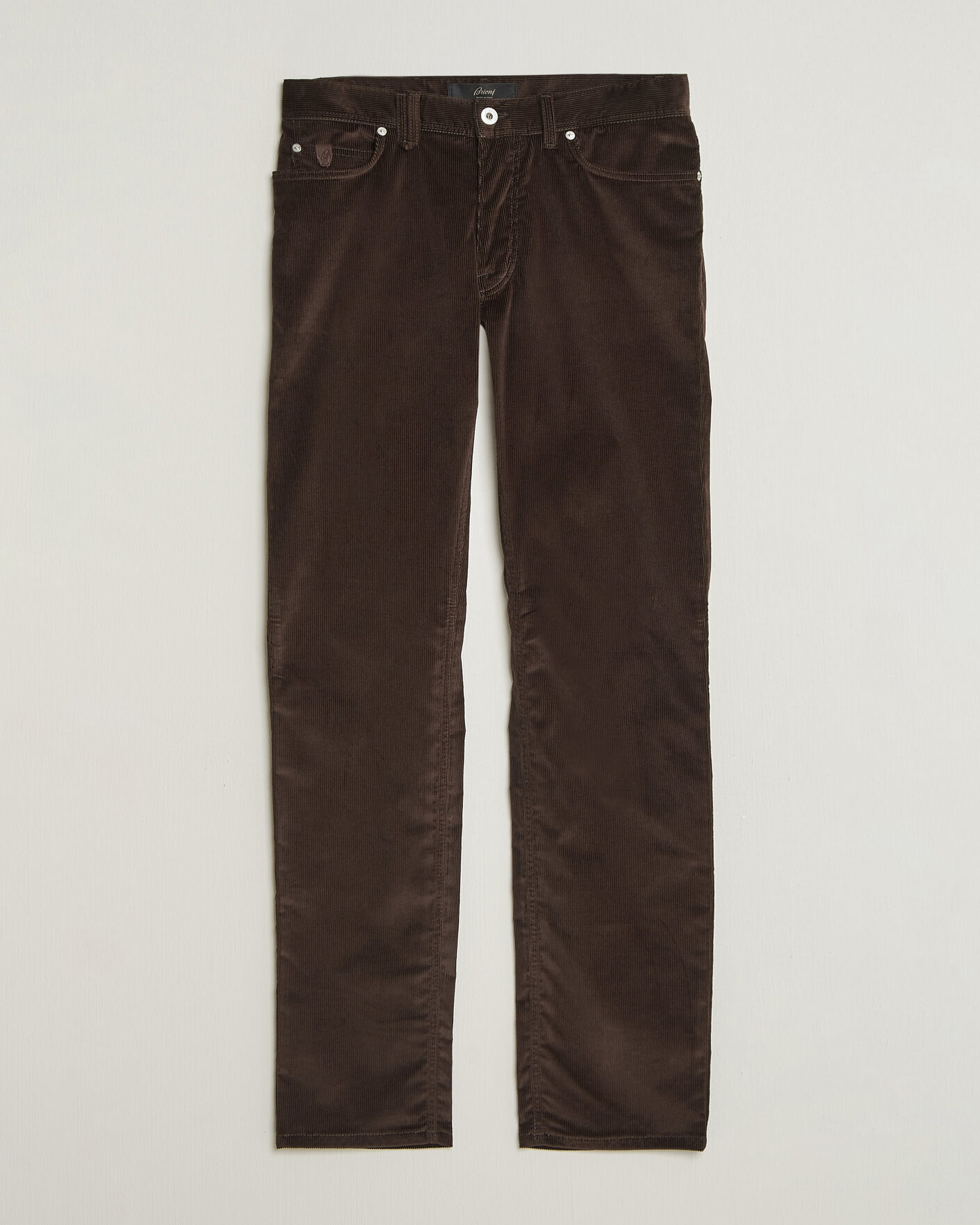 Herr | Byxor | Brioni | 5-Pocket Corduroy Pants Dark Brown