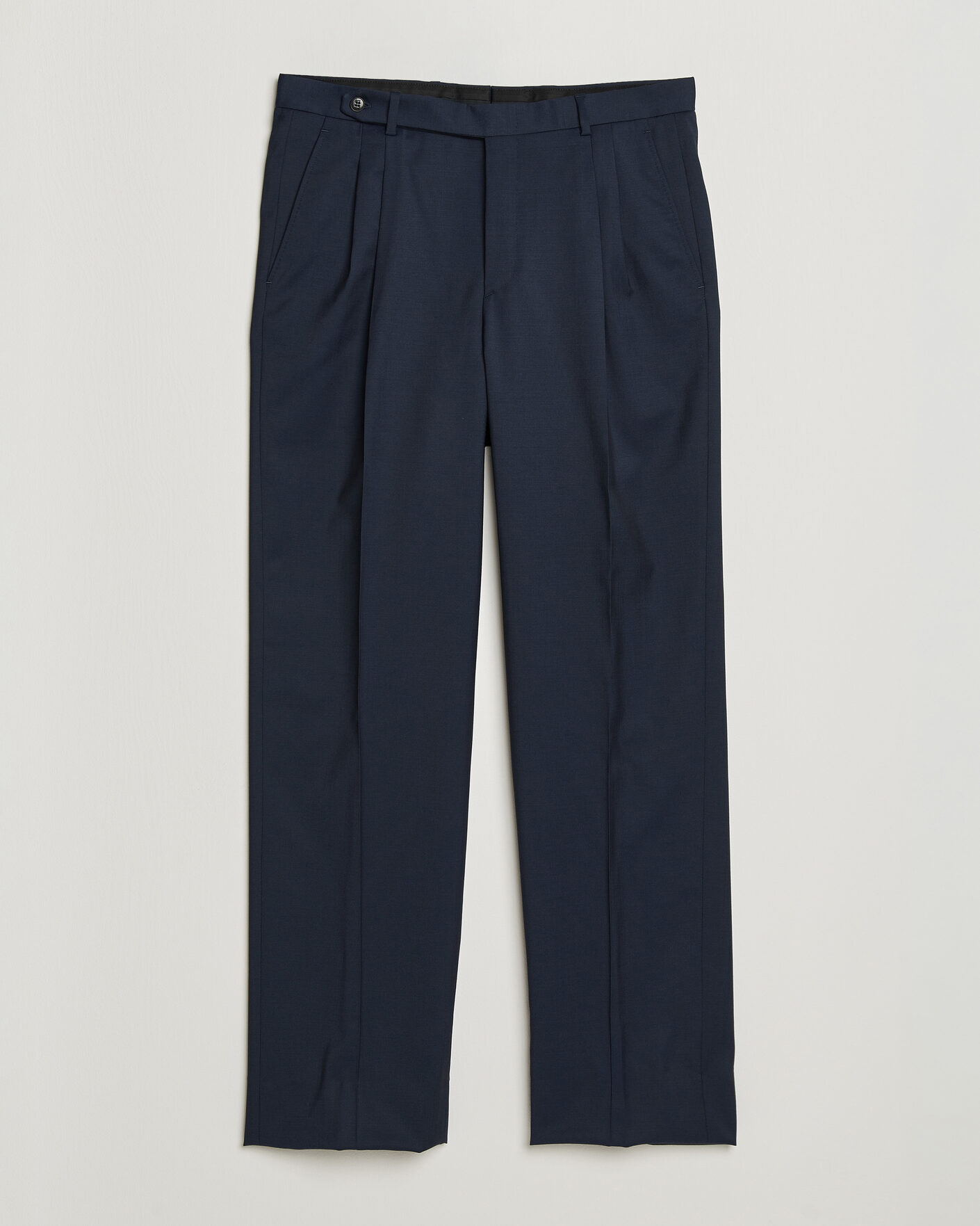 Herr | Byxor | Brioni | Capri Wool Trousers Navy