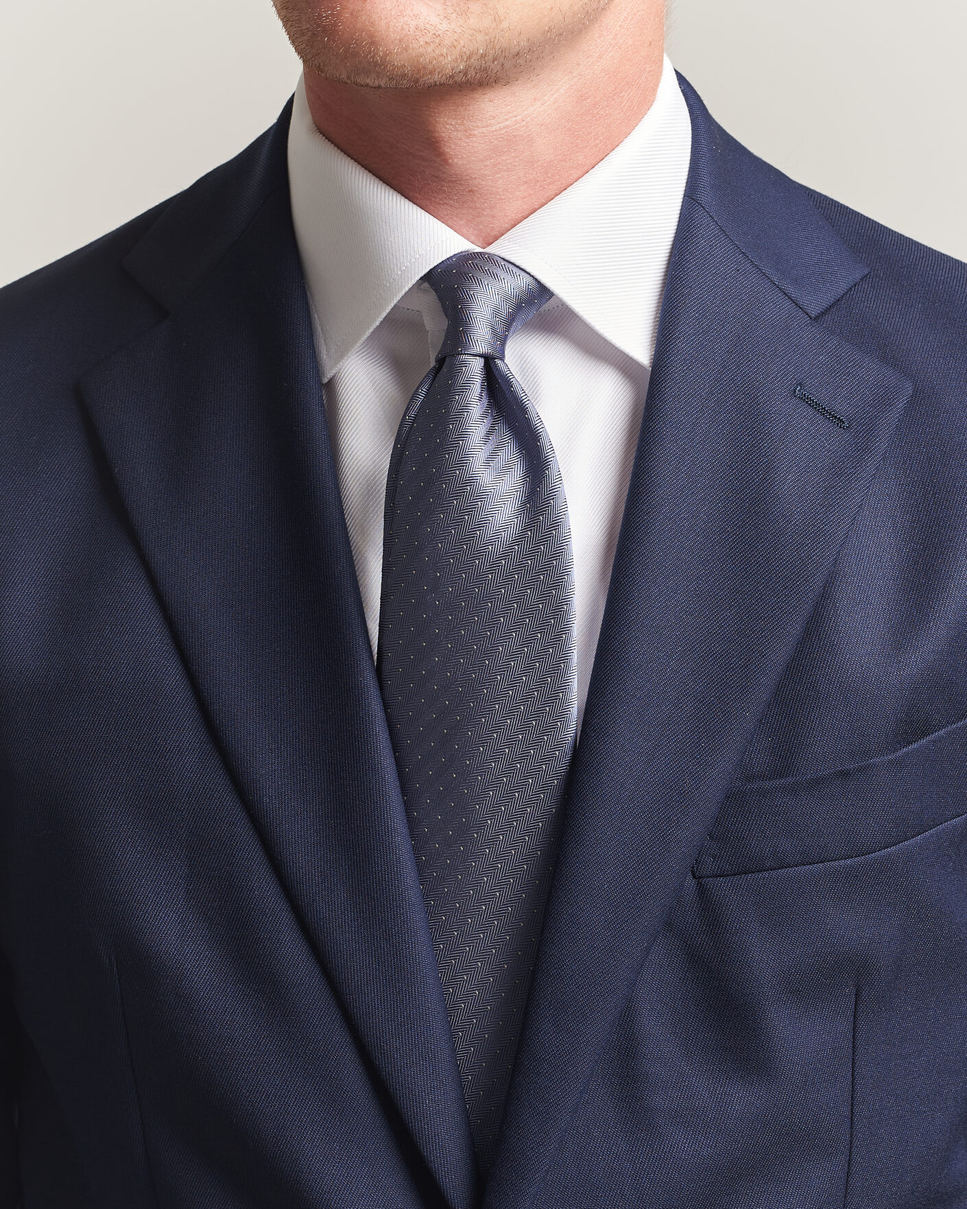 Herr | Slipsar | Brioni | Jacquard Dot Silk Tie Light Blue