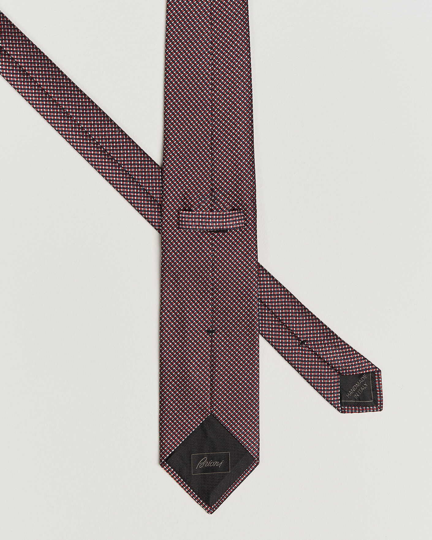 Herr | Slipsar | Brioni | Jacquard Silk Tie Red
