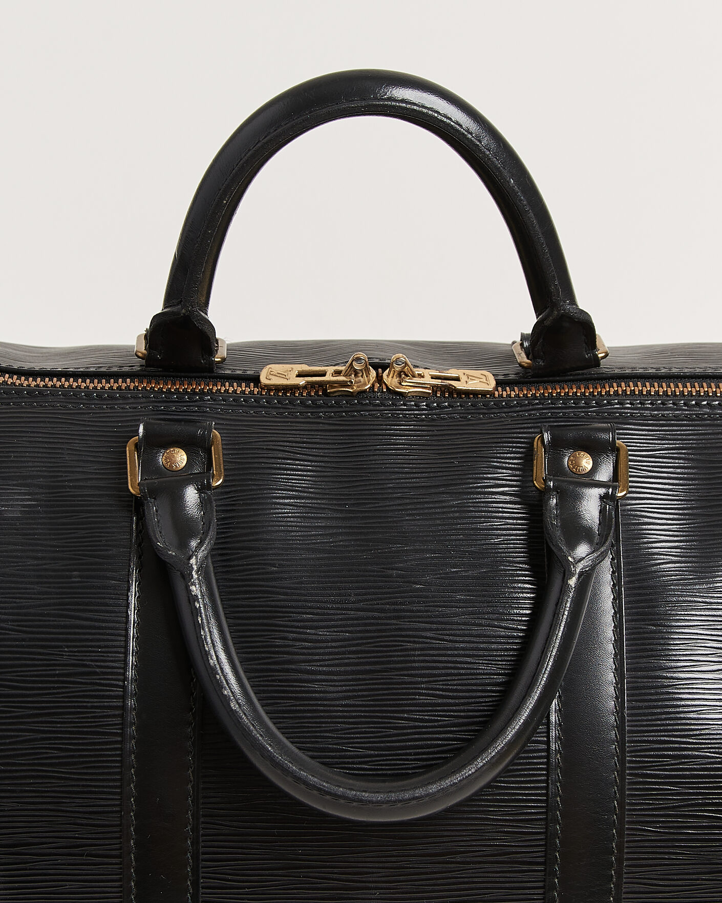 Herr | Pre-Owned & Vintage Bags | Louis Vuitton Pre-Owned | Keepall 55 Epi Leather Black