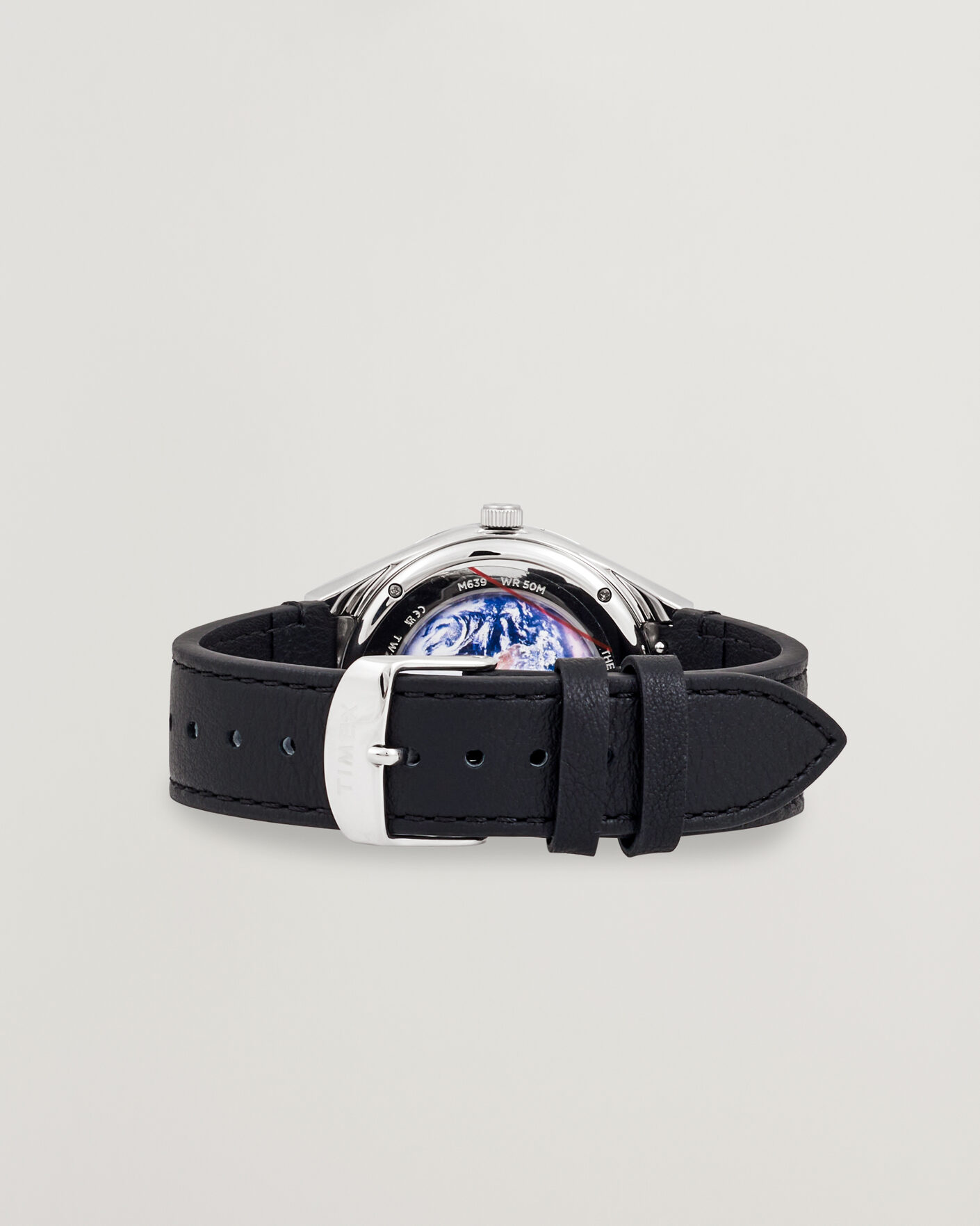 Herr | Timex Q Timex x NASA Luminous Leather Strap 40mm Black Dial | Timex | Q x NASA Luminous Leather Strap 40mm Black Dial