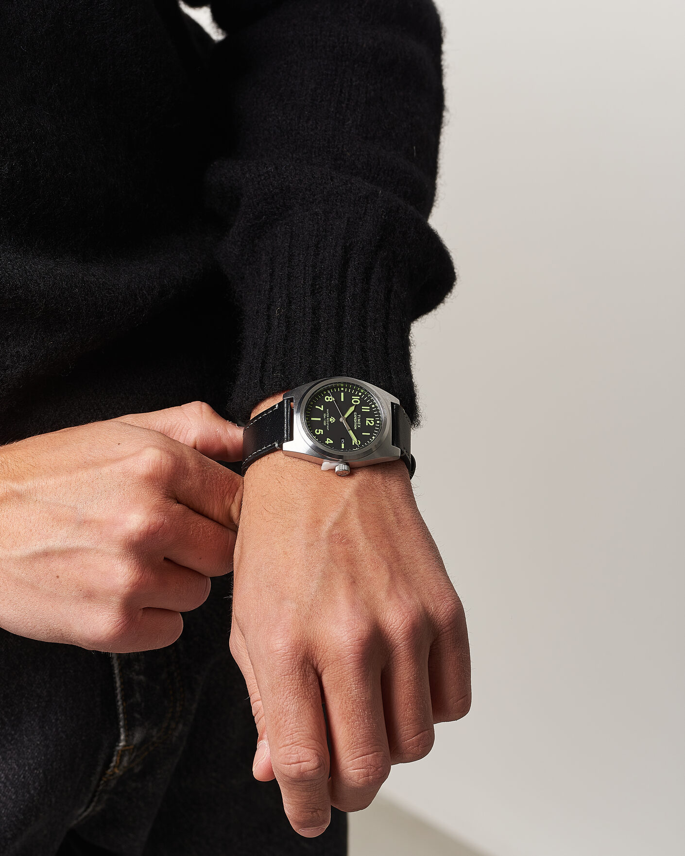 Herr | Timex Expedition North Capstone Leather Strap 39mm Black Dial | Timex | Expedition North Capstone Leather Strap 39mm Black Dial