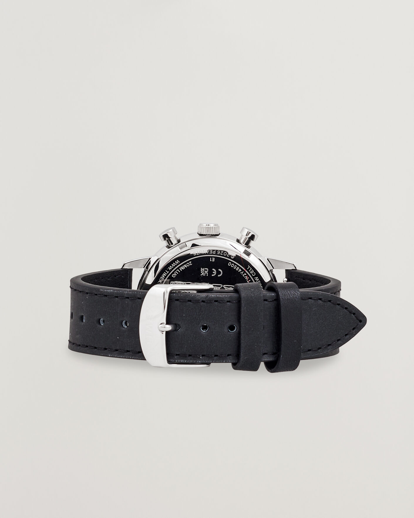Herr | Timex Timex x Peanuts Chrono Cool Joe Leather 40mm Black Dial | Timex | x Peanuts Chrono Cool Joe Leather 40mm Black Dial