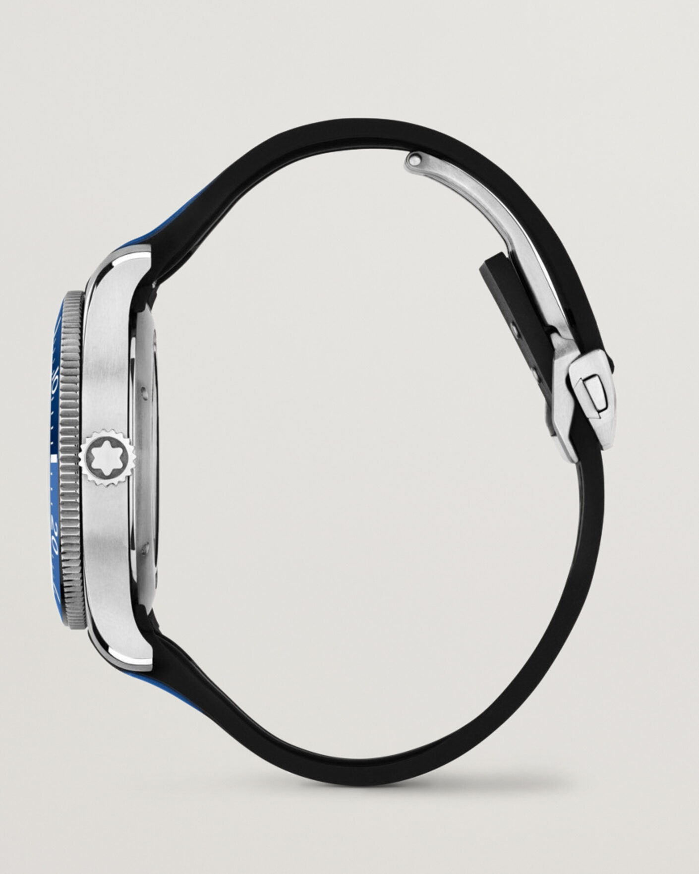 Herr | Montblanc Ised Sea Automatic Date Rubber Strap Blue | Montblanc | Iced Sea Automatic Date Rubber Strap Blue