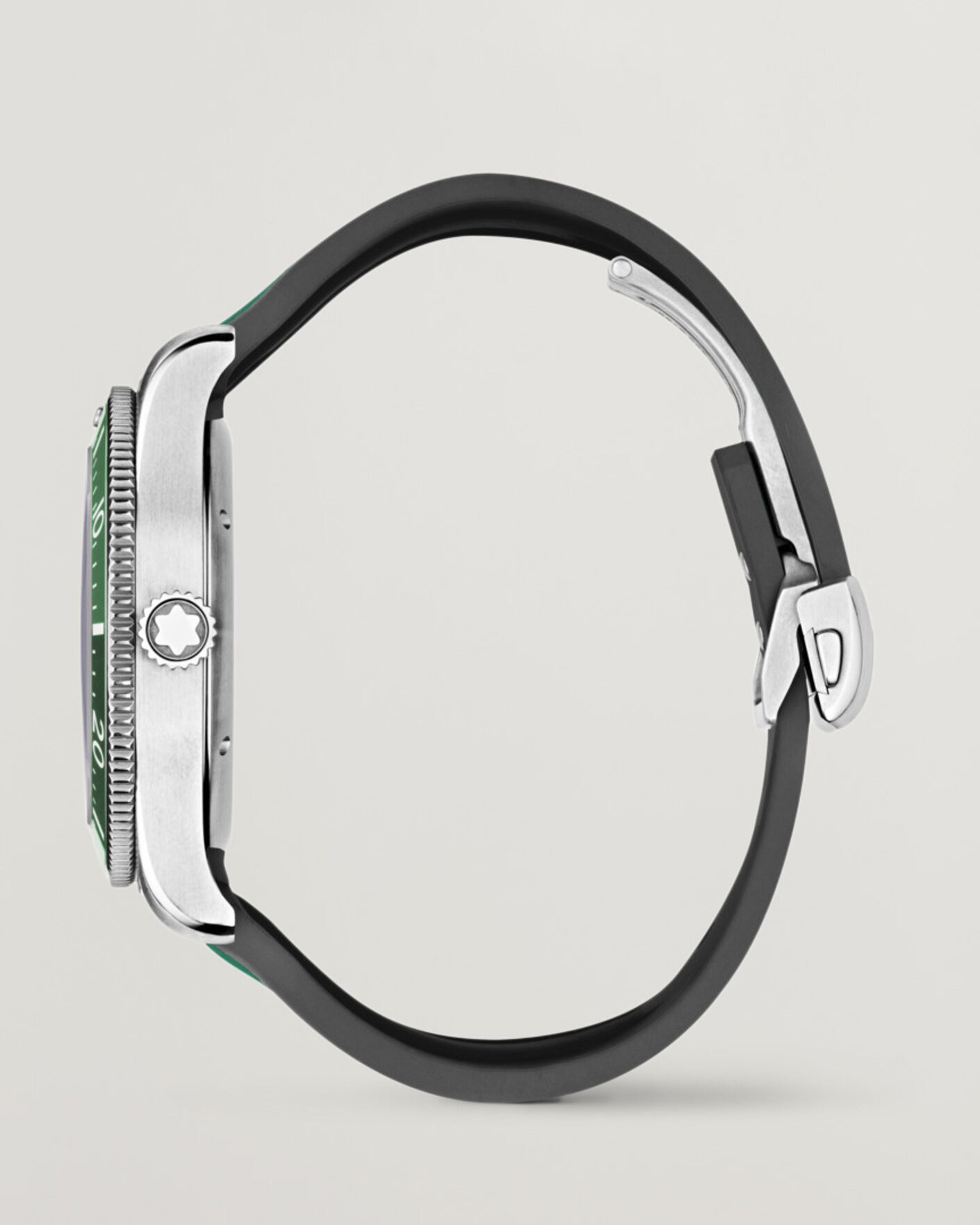 Herr | Montblanc Iced Sea Automatic Date Rubber Strap Green | Montblanc | Iced Sea Automatic Date Rubber Strap Green