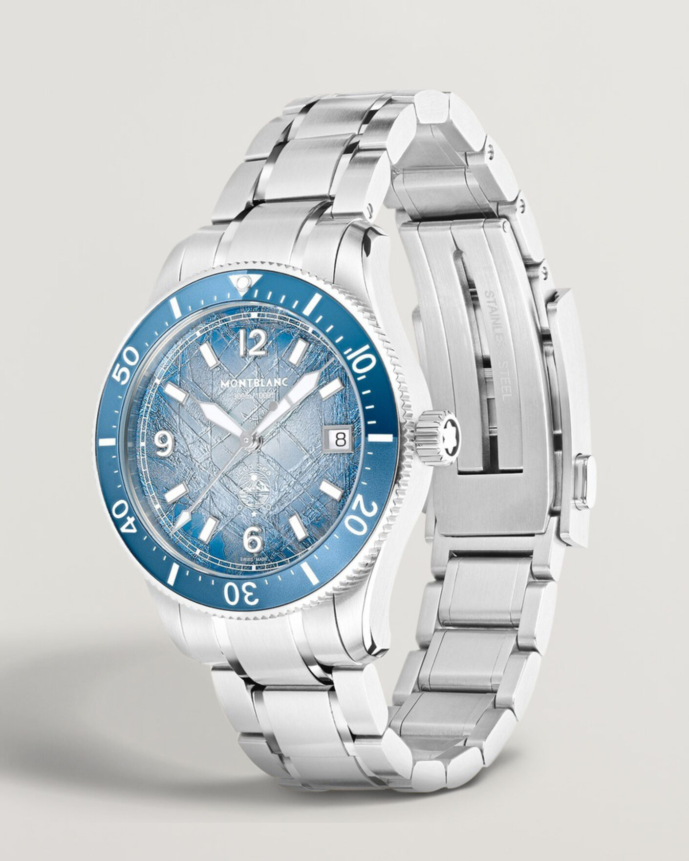 Herr | Montblanc Iced Sea Automatic Date 0 Oxygen Light Blue | Montblanc | Iced Sea Automatic Date 0 Oxygen Light Blue