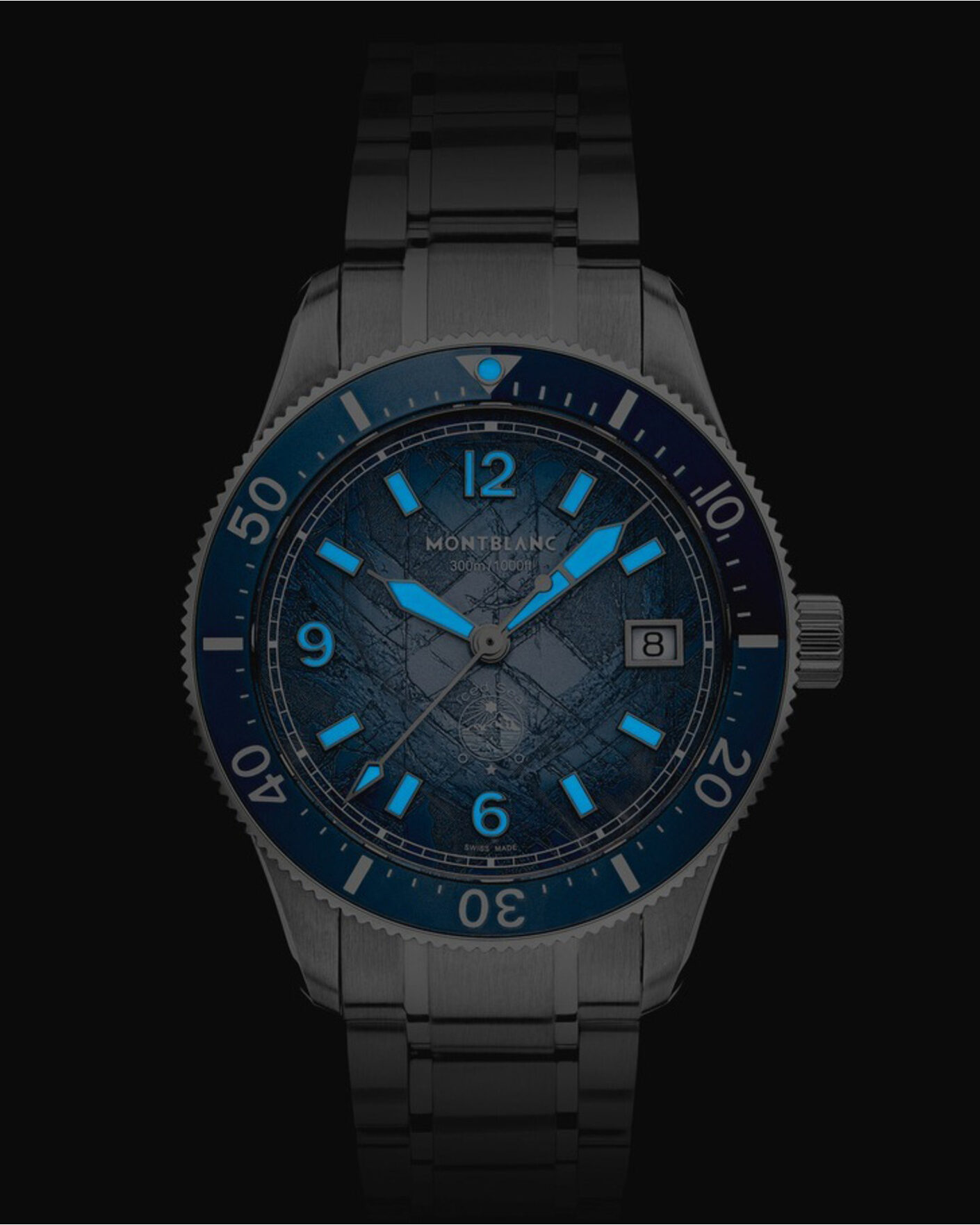 Herr | Montblanc Iced Sea Automatic Date 0 Oxygen Light Blue | Montblanc | Iced Sea Automatic Date 0 Oxygen Light Blue