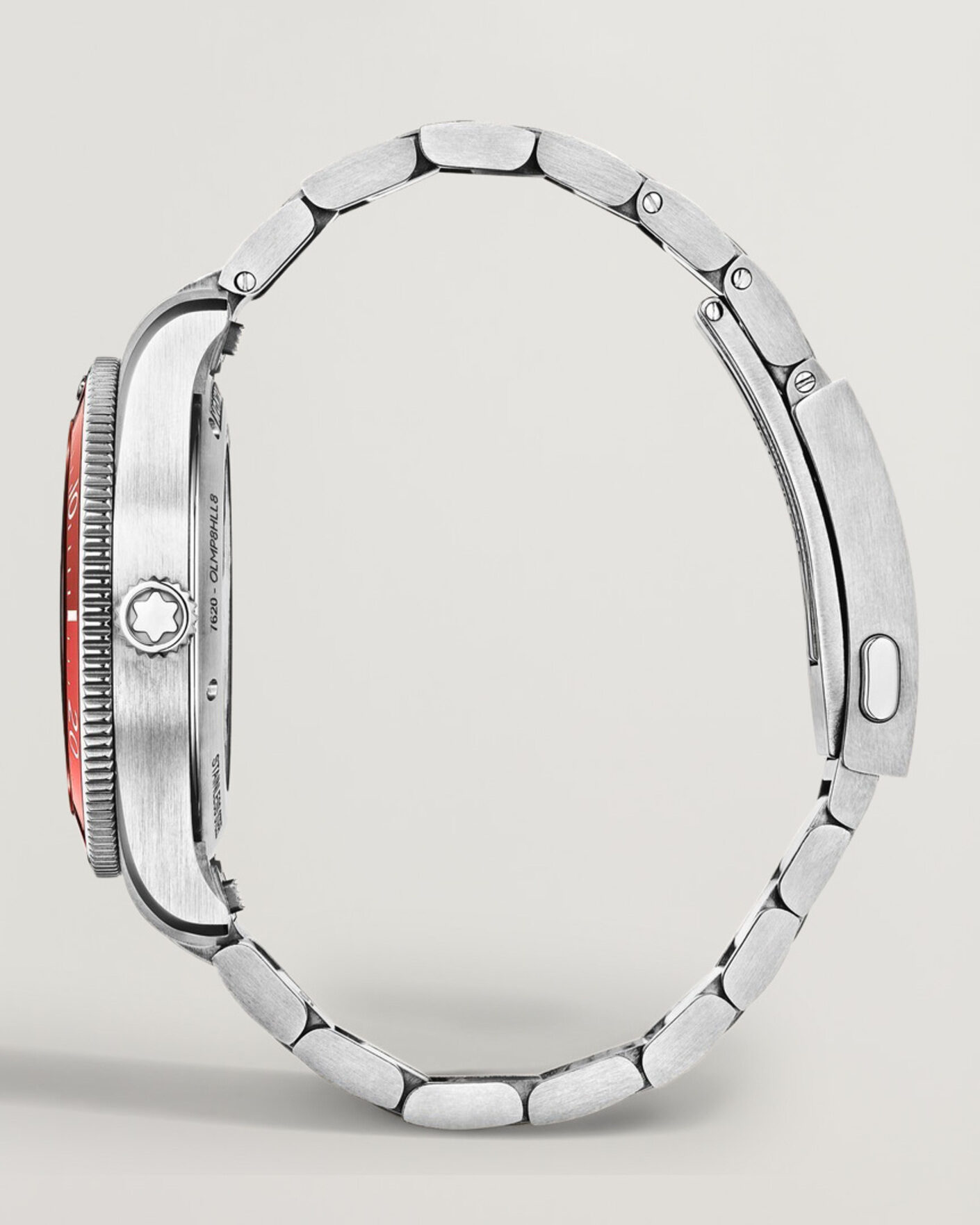 Herr | Stållänk | Montblanc | Iced Sea Automatic Date 0 Oxygen Limited Red