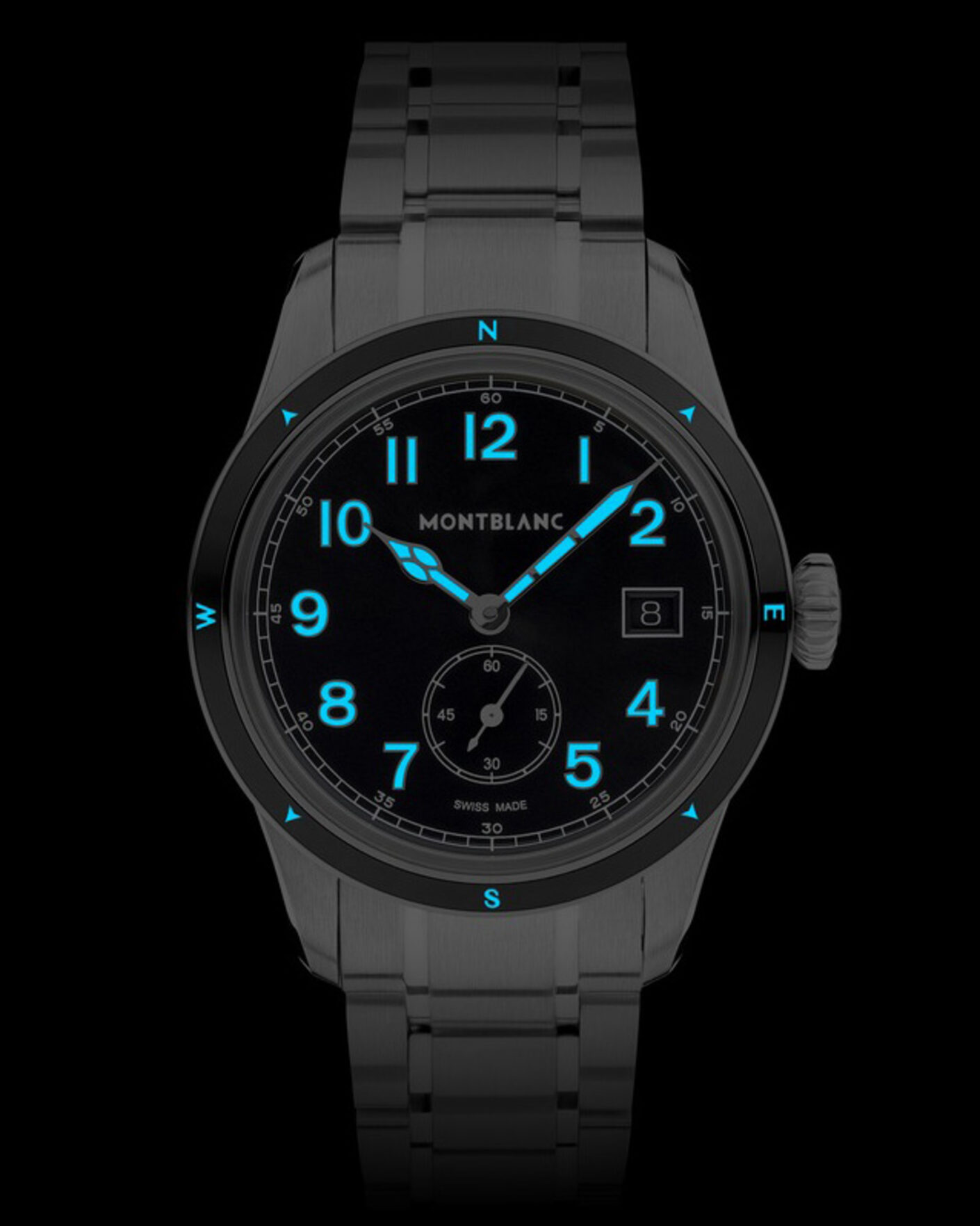 Herr | Montblanc 1858 Small Second 0 Oxygen Black | Montblanc | 1858 Small Second 0 Oxygen Black