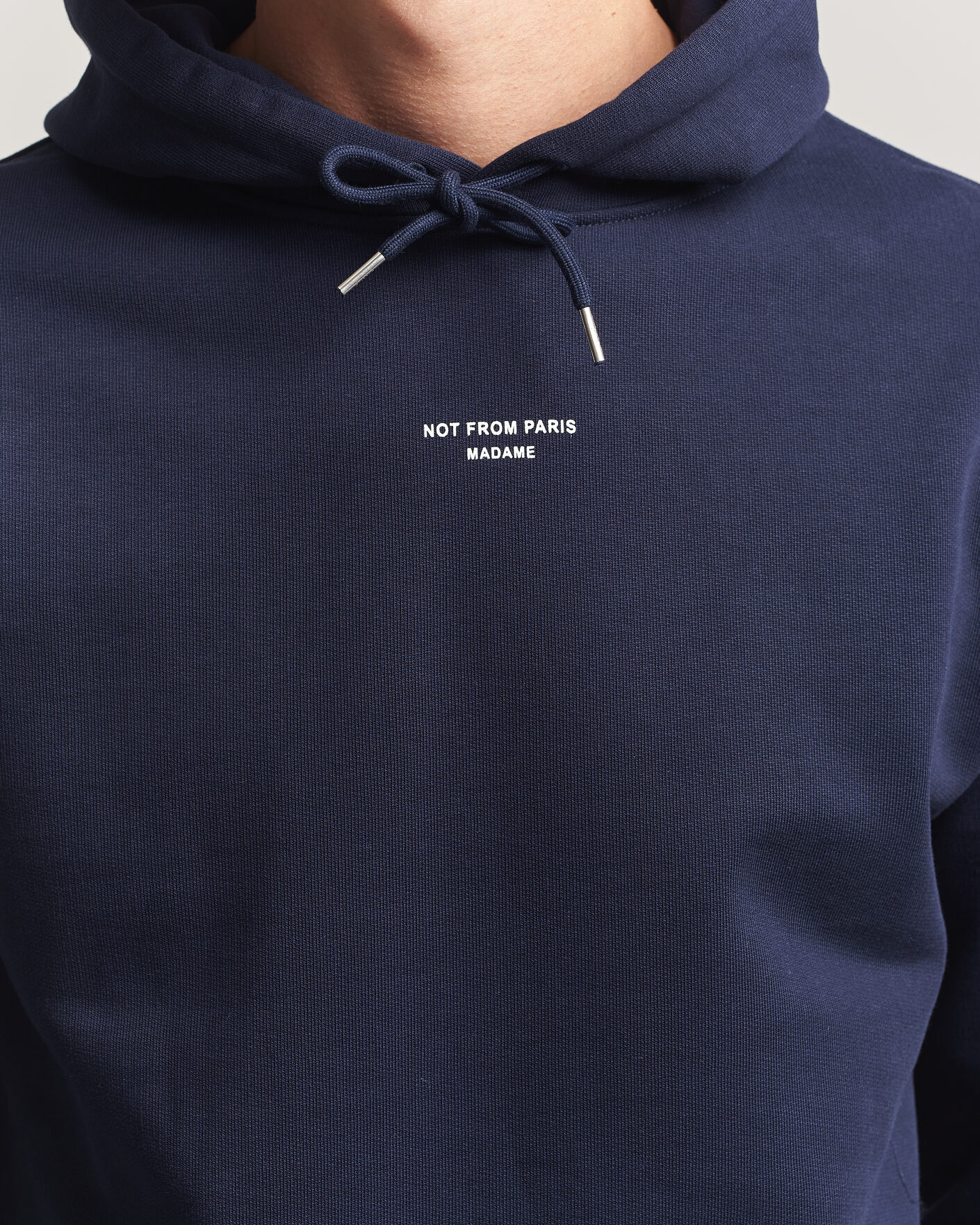 Herr | Tröjor | Drôle de Monsieur | Classic Slogan Hoodie Navy