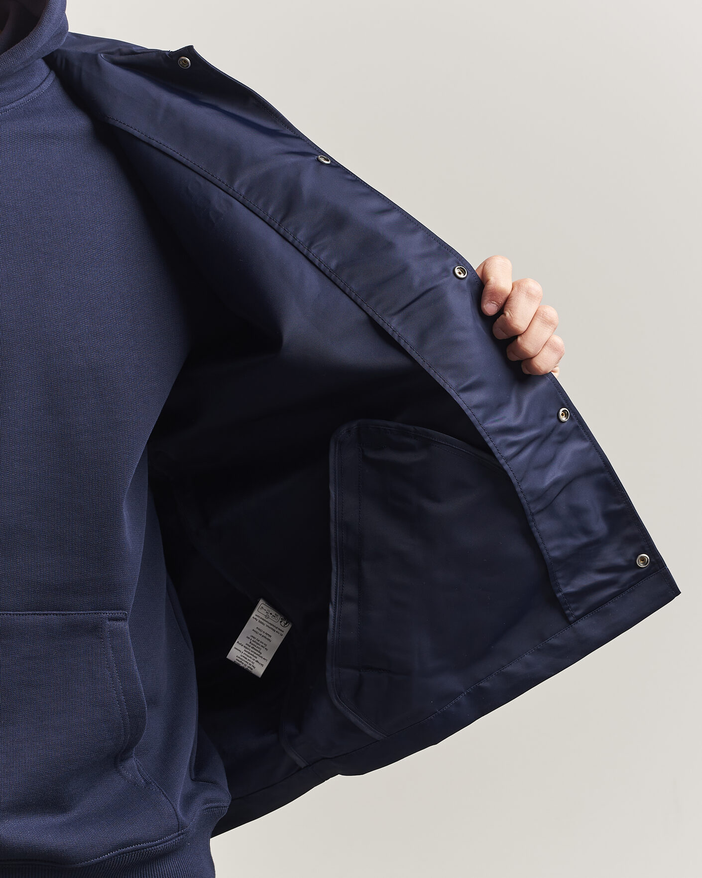 Herr | Jackor | Drôle de Monsieur | La Veste Slogan Jacket Navy