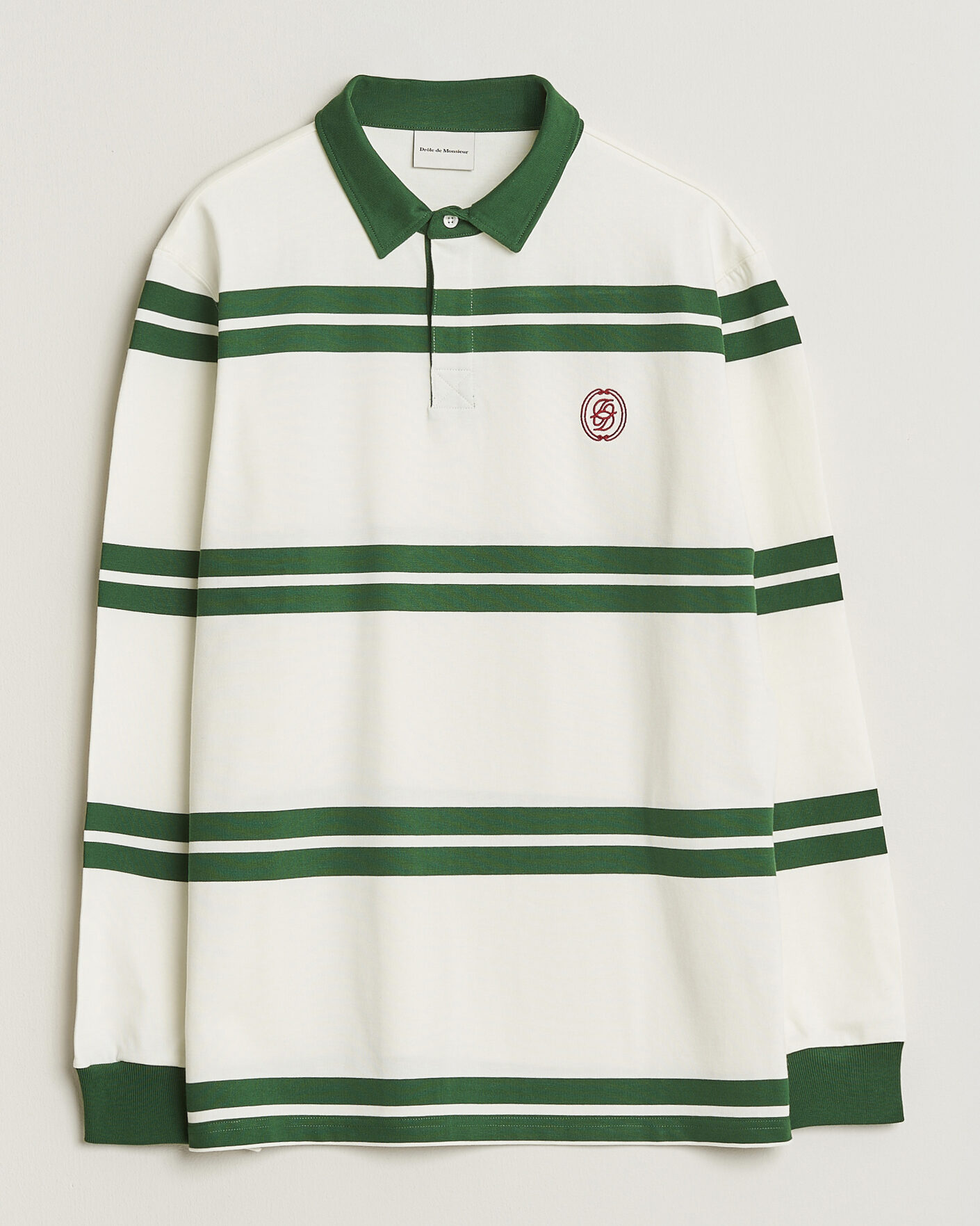 Herr | Tröjor | Drôle de Monsieur | Ornament Striped Rugger Water Green
