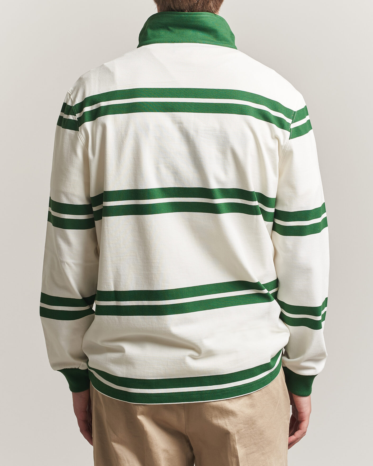 Herr | Tröjor | Drôle de Monsieur | Ornament Striped Rugger Water Green