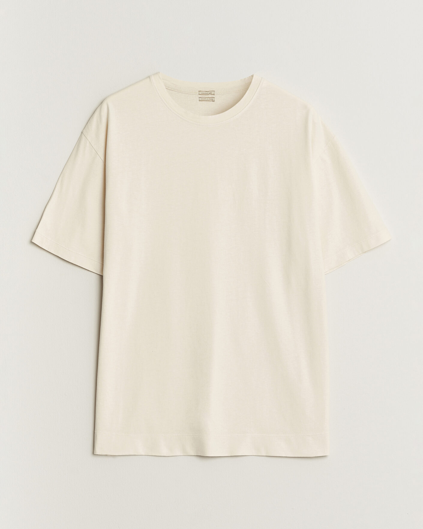 Herr | T-Shirts | Massimo Alba | Nevis Brushed Cotton T-Shirt Soft White