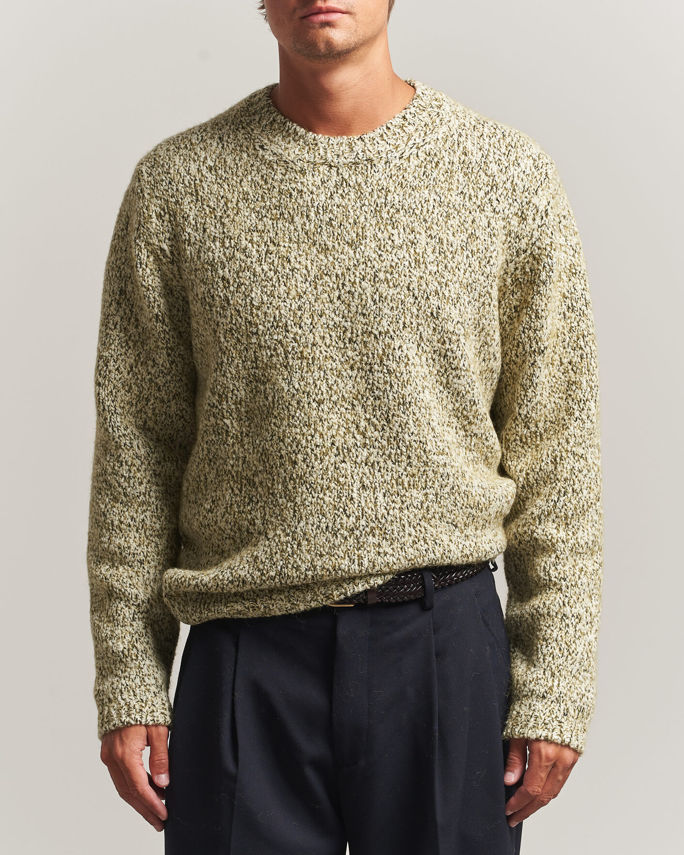 Herr | Tröjor | Massimo Alba | Chad Mouline Sweater Olive