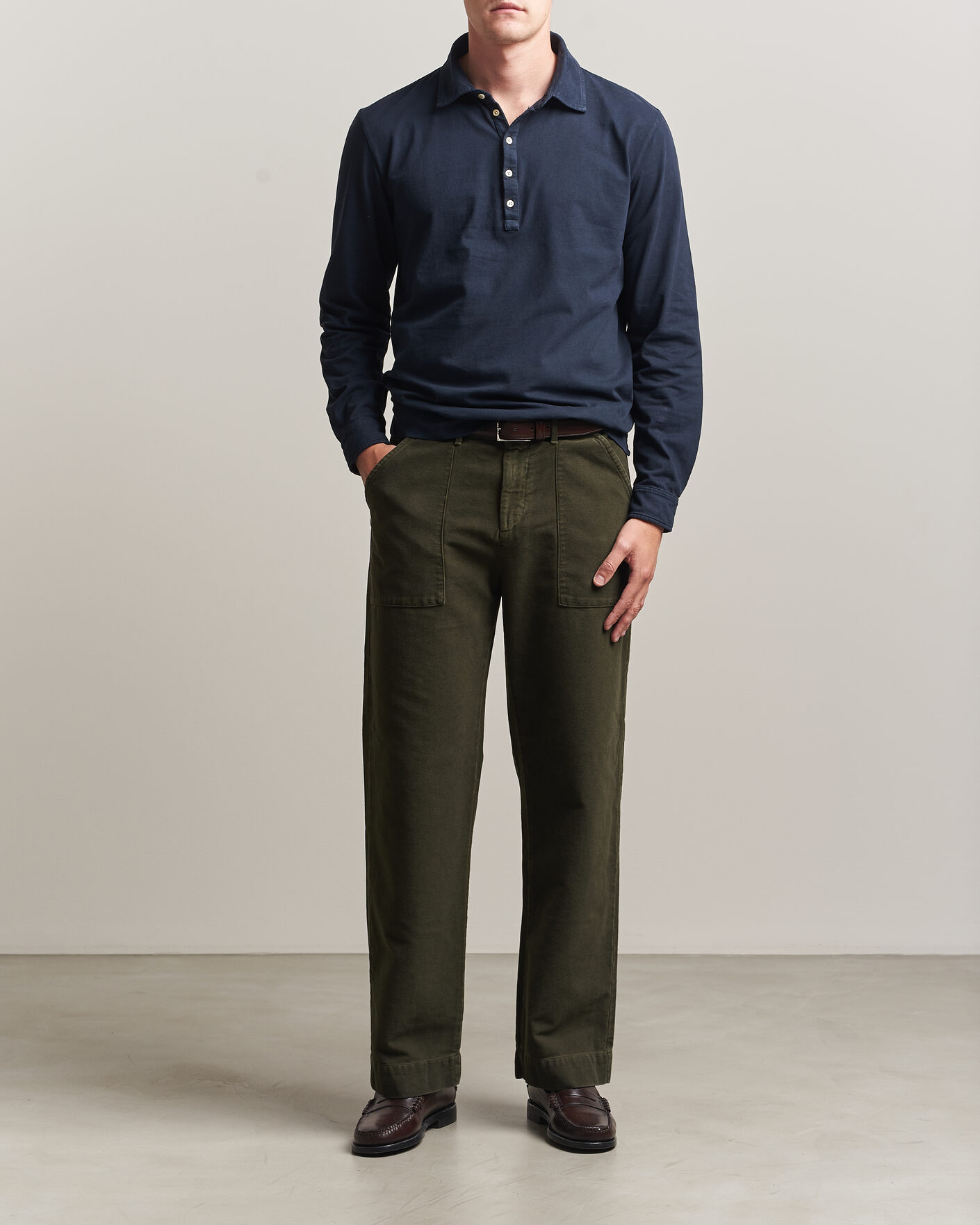 Herr | Byxor | Massimo Alba | Regata Moleksine Pants Forest Night