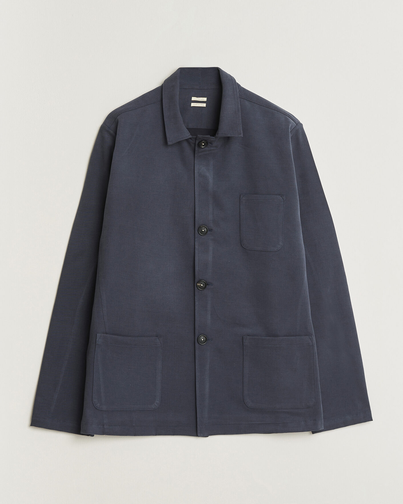 Herr | Jackor | Massimo Alba | Florida Brushed Cotton Jacket Navy