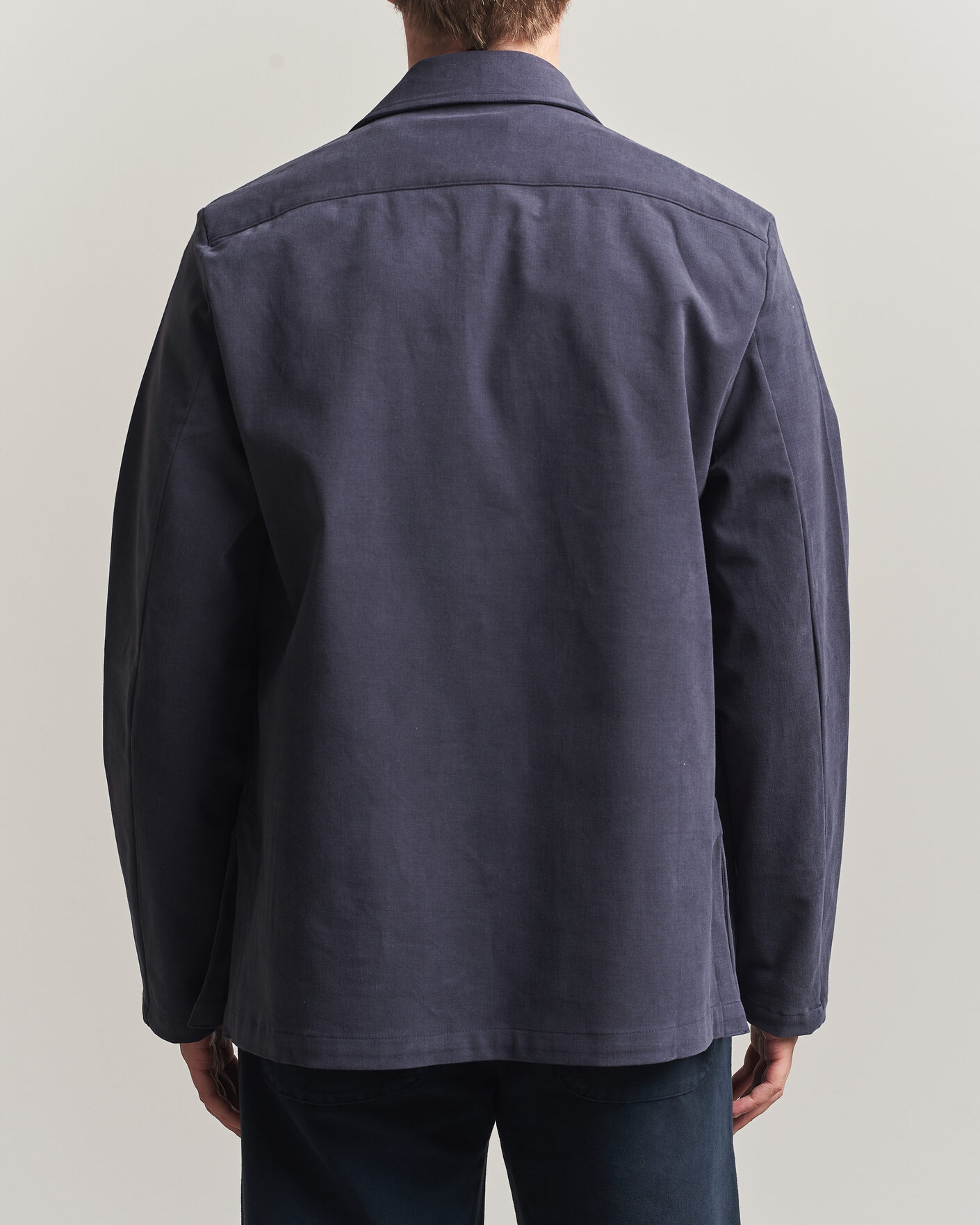 Herr | Jackor | Massimo Alba | Florida Brushed Cotton Jacket Navy