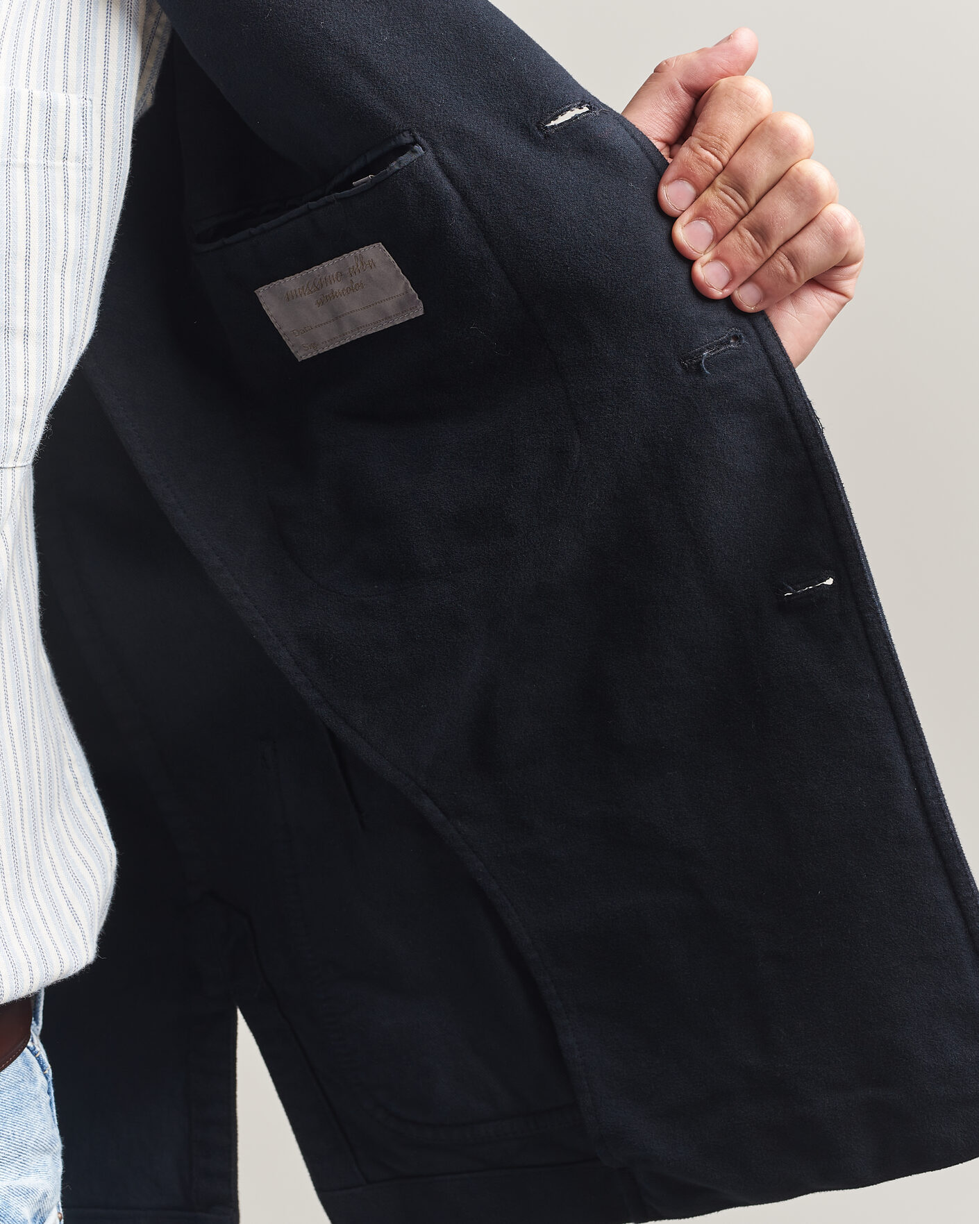Herr | Kavajer | Massimo Alba | Baglietto Moleskine Jacket Navy