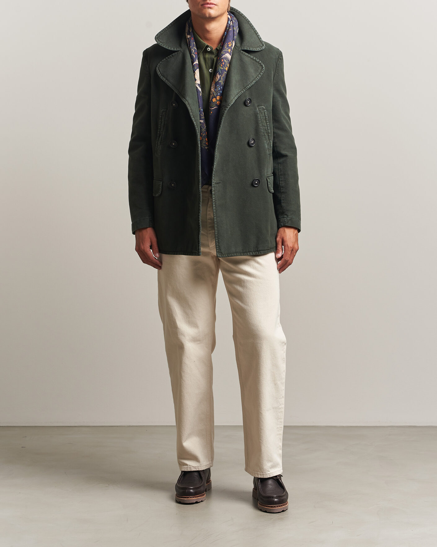 Herr | Jackor | Massimo Alba | Moleskine Peacoat Forest Night
