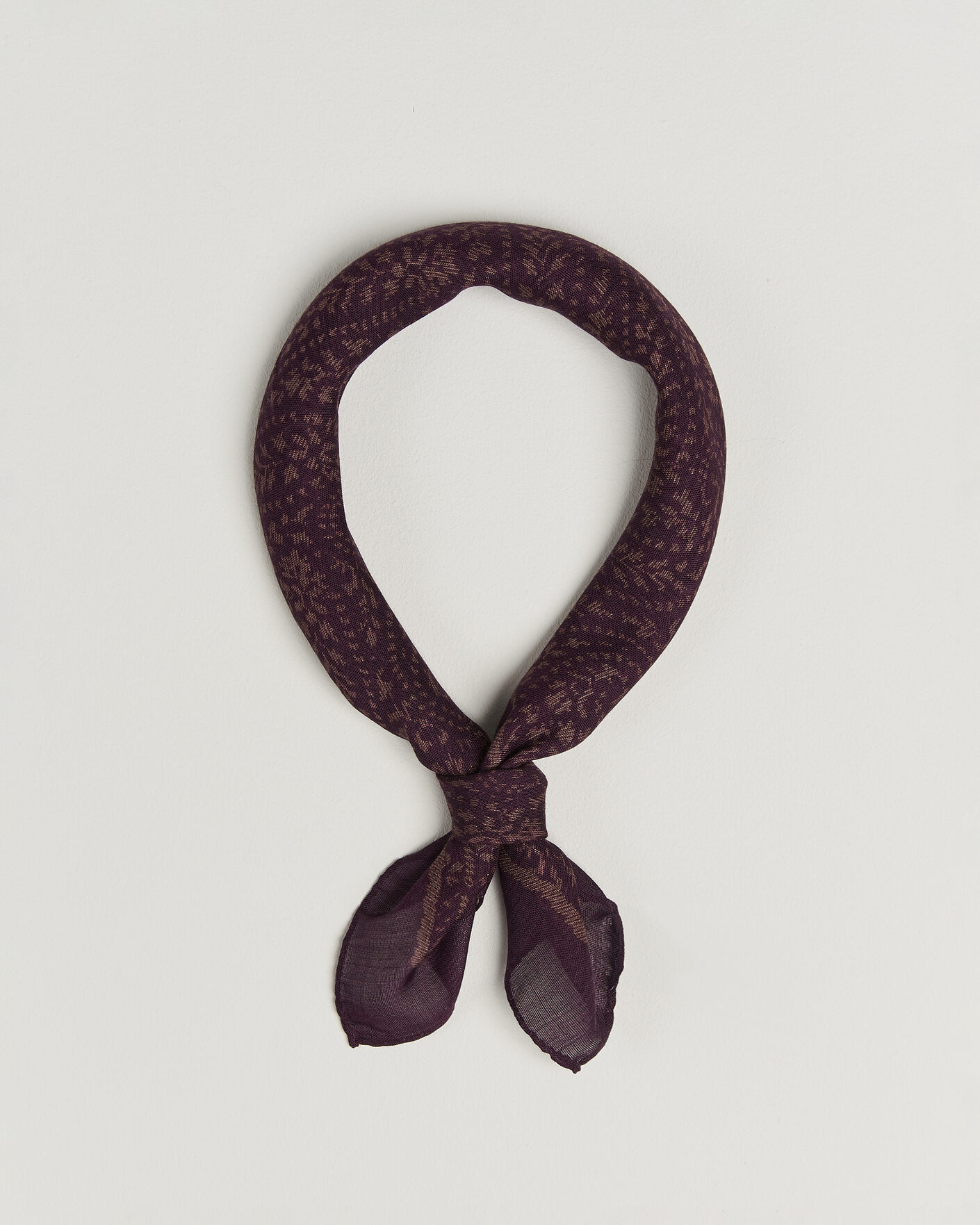 Herr | Scarves | Massimo Alba | Cashmere/Silk Bandana Burgundy