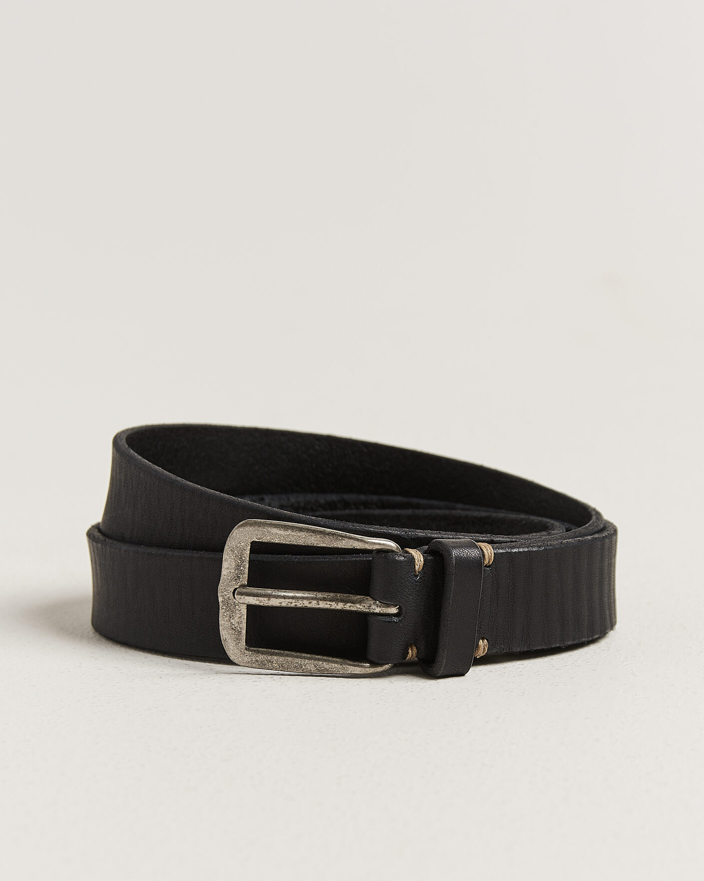 Herr | Bälten | Massimo Alba | Budapest Belt Black Calf
