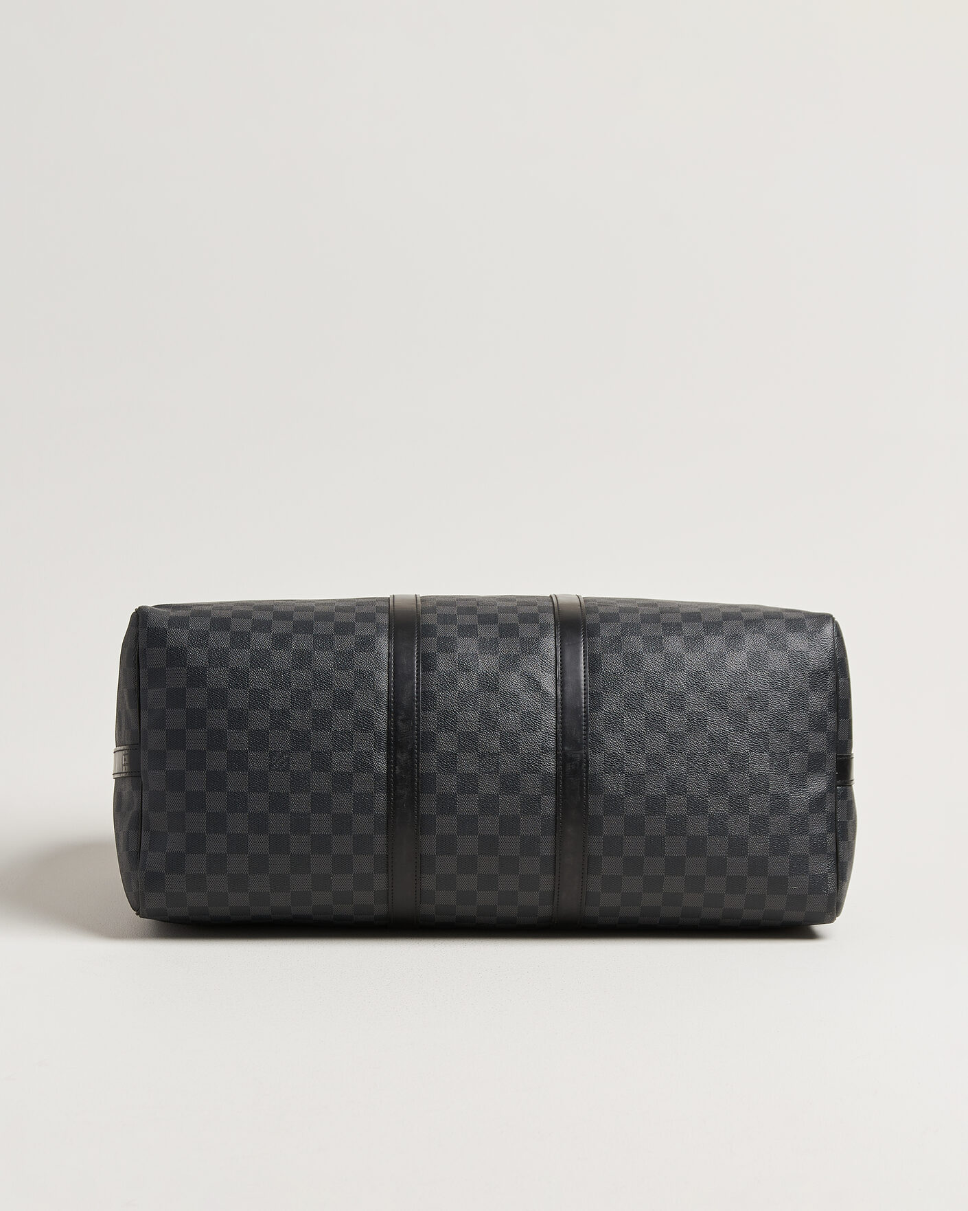 Herr | Pre-Owned & Vintage Bags | Louis Vuitton Pre-Owned | Keepall 55 Bandouliére Damier Graphite