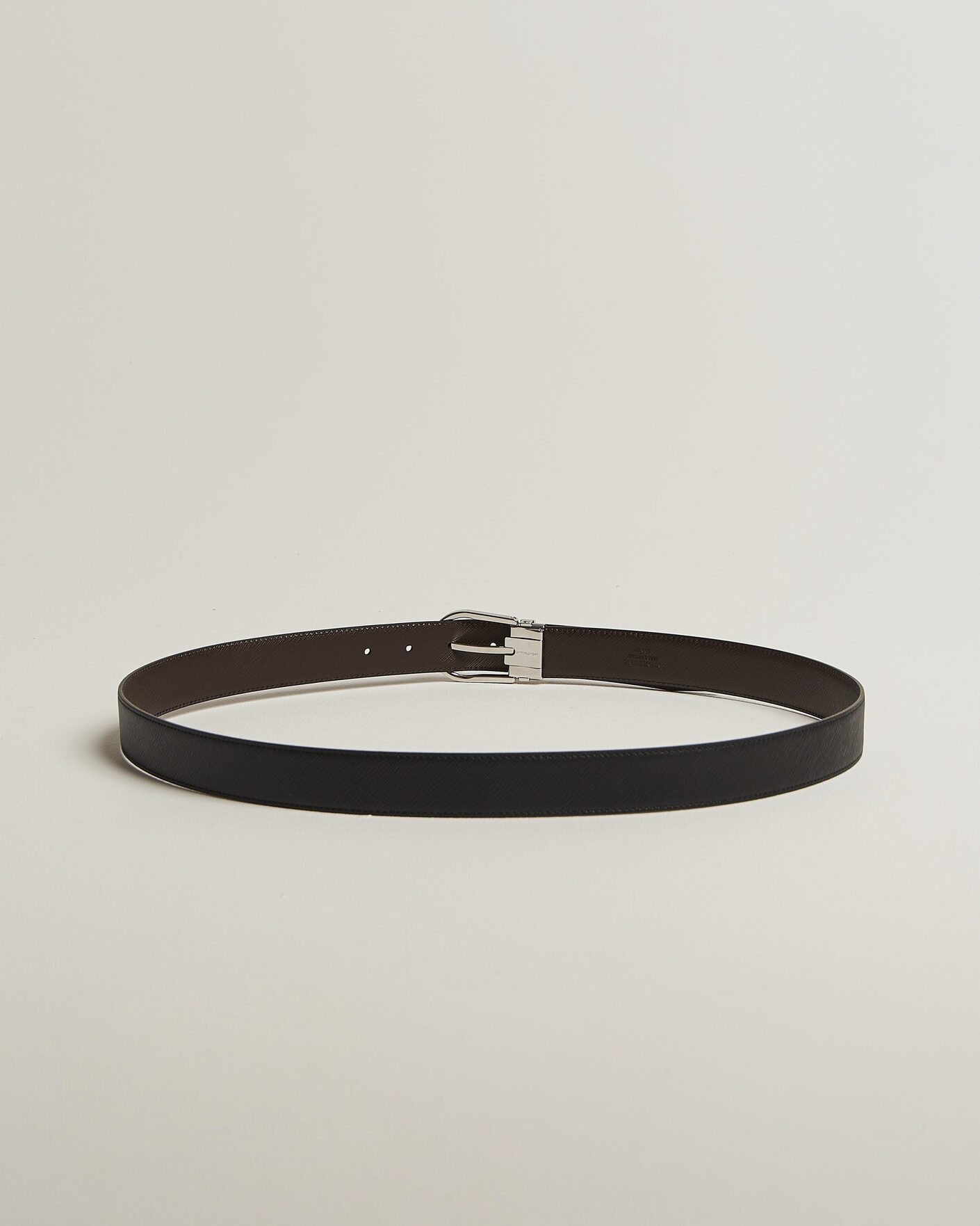 Herr | Bälten | Montblanc | Sartoial Horseshoe 30mm Reversible Belt Black/Brown
