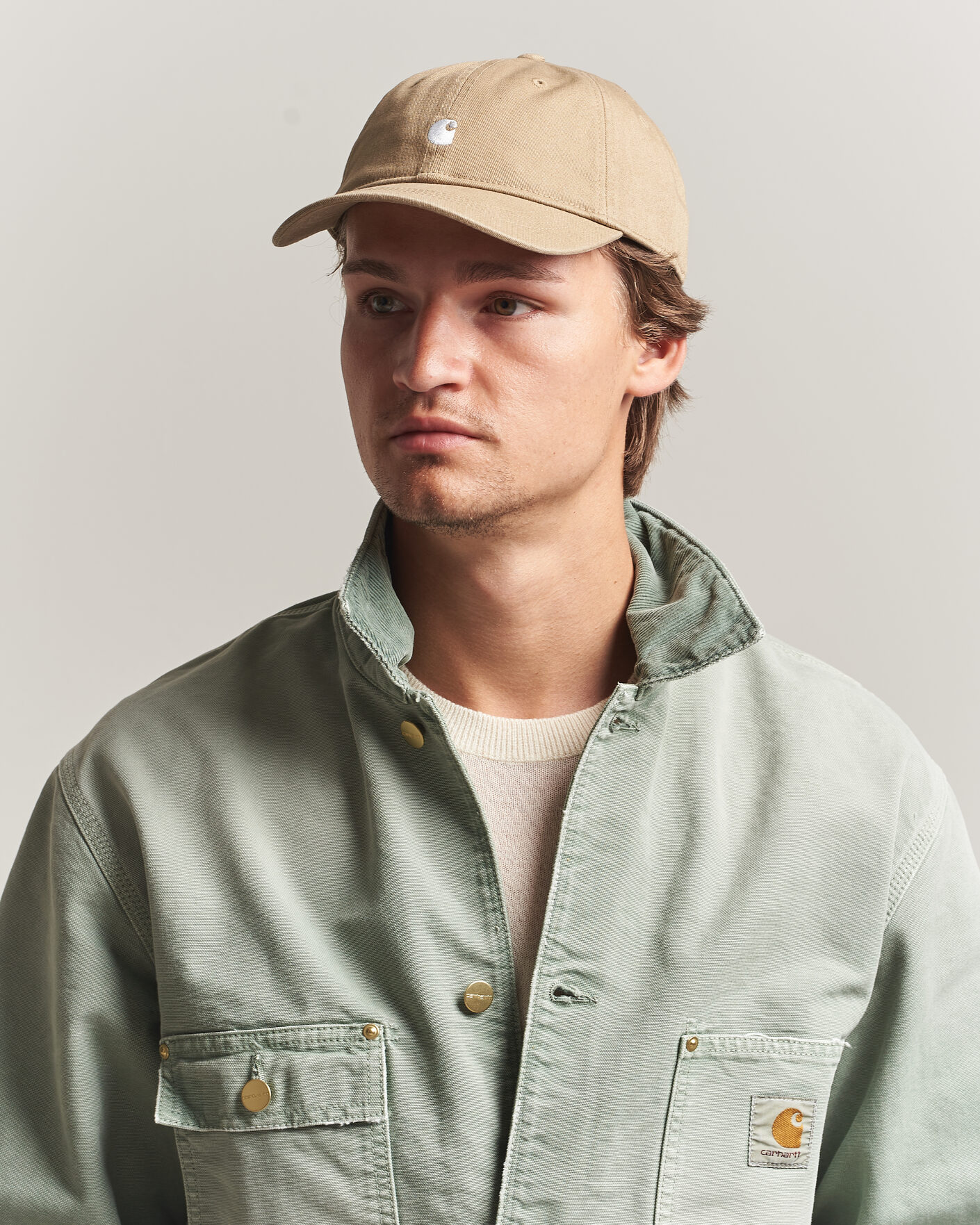 Herr | Hattar & kepsar | Carhartt WIP | Madison Logo Cap Leather