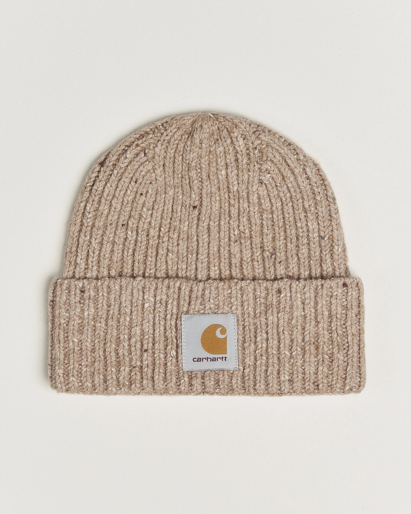 Herr | Mössor | Carhartt WIP | Anglistic Wool/Cotton Beanie Specled Fleur De Sel