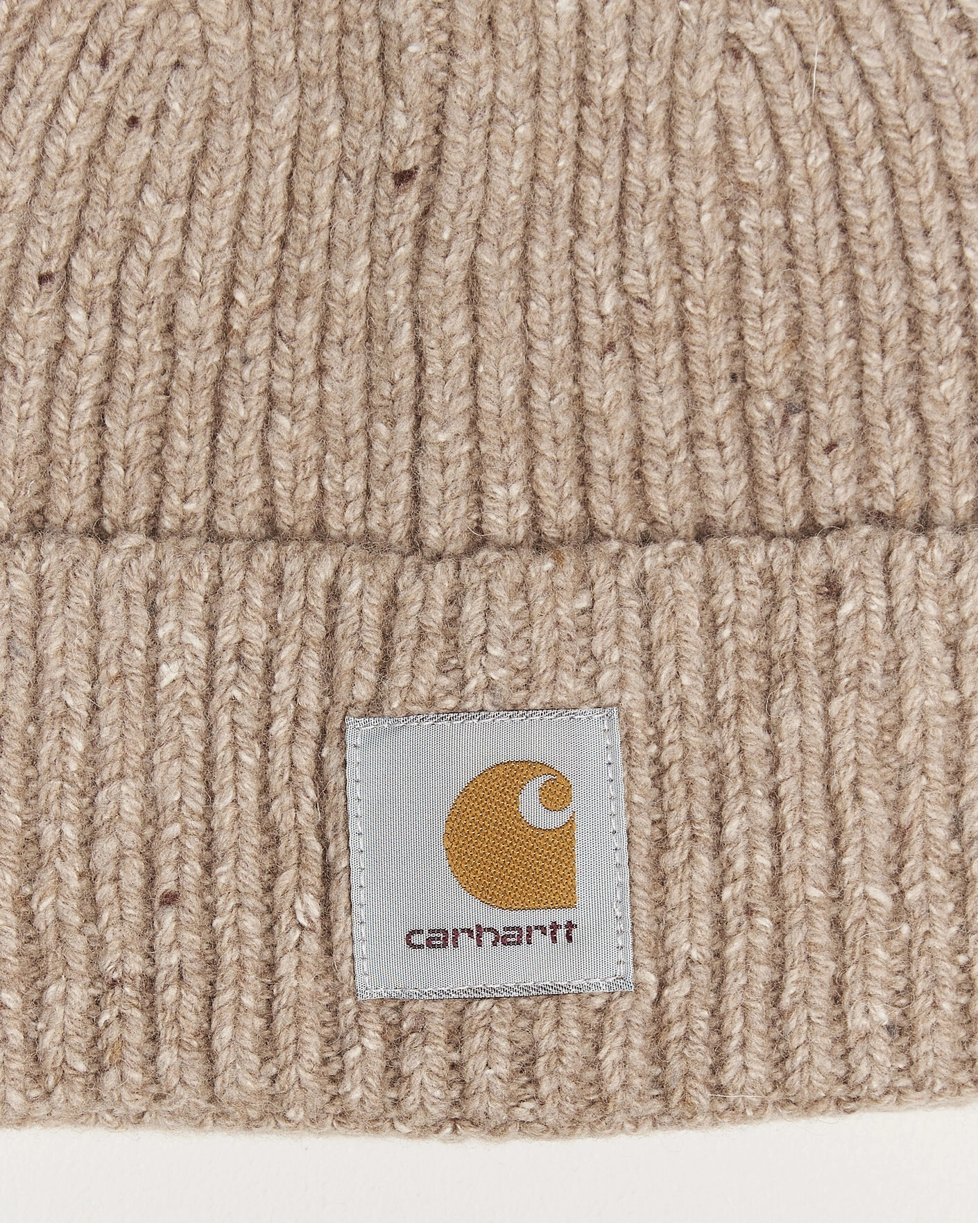 Herr | Mössor | Carhartt WIP | Anglistic Wool/Cotton Beanie Specled Fleur De Sel