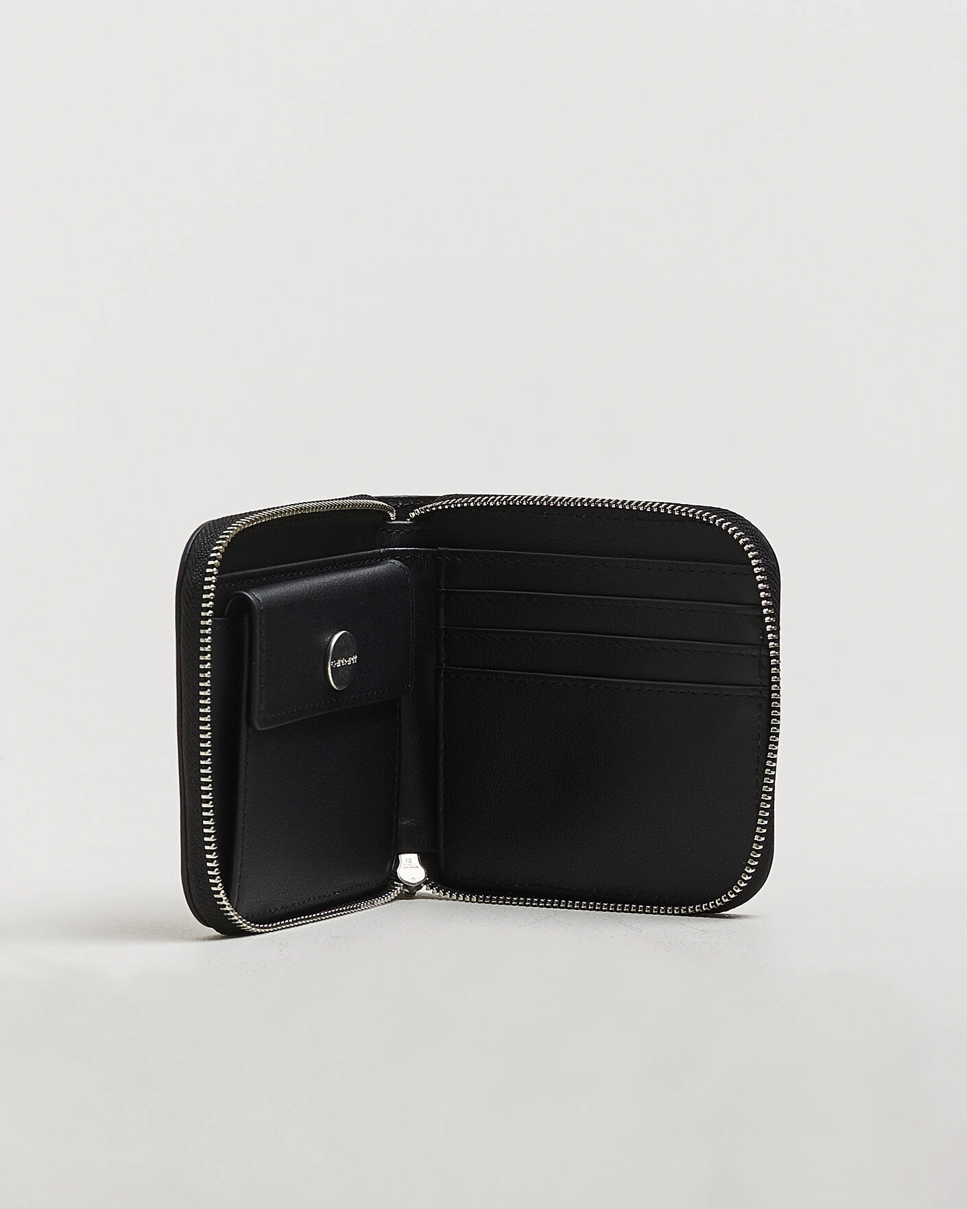 Herr | Plånböcker | Carhartt WIP | Leather Zip Wallet Black