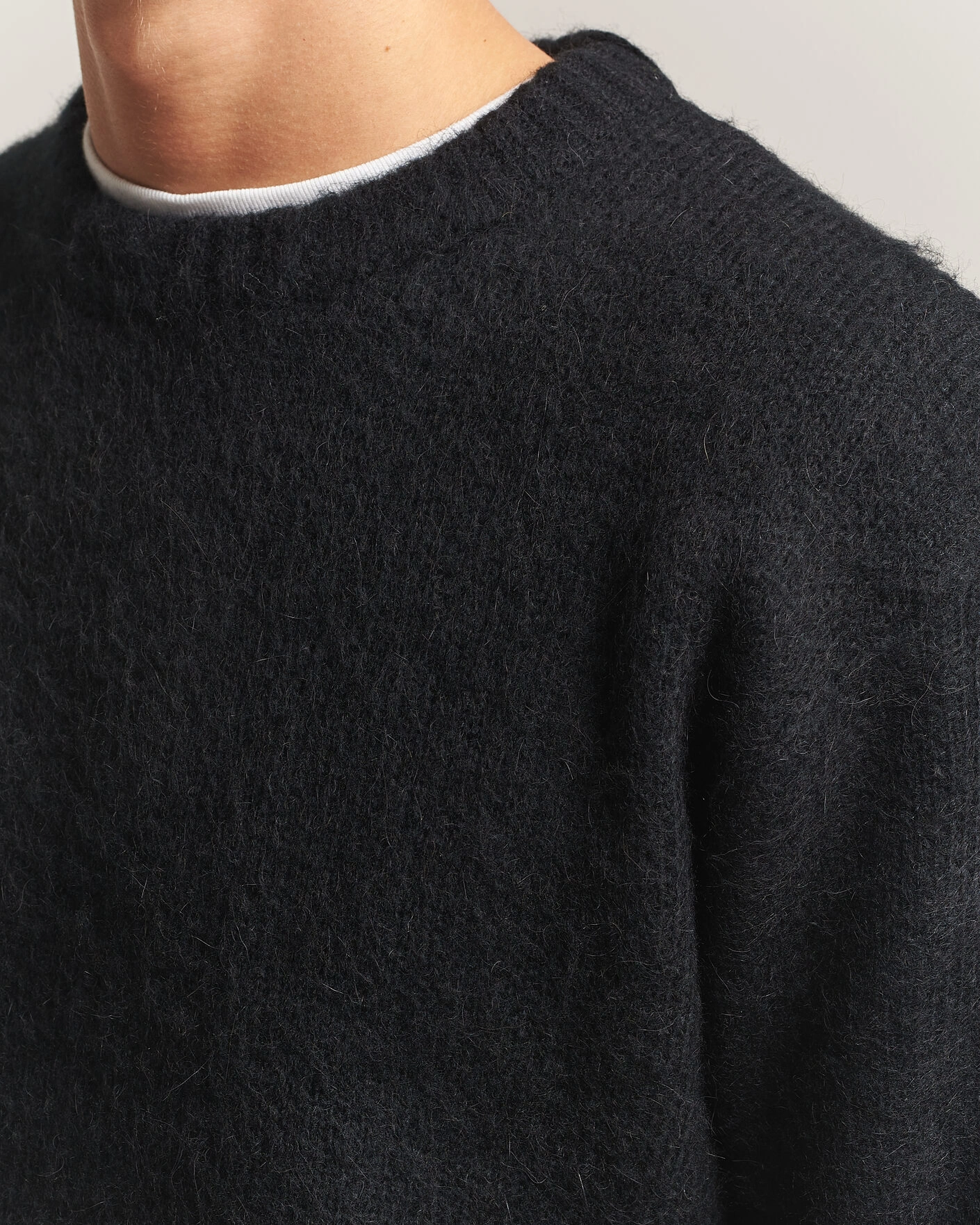 Herr | Tröjor | Carhartt WIP | Merton Knitted Alpaca Sweater Black