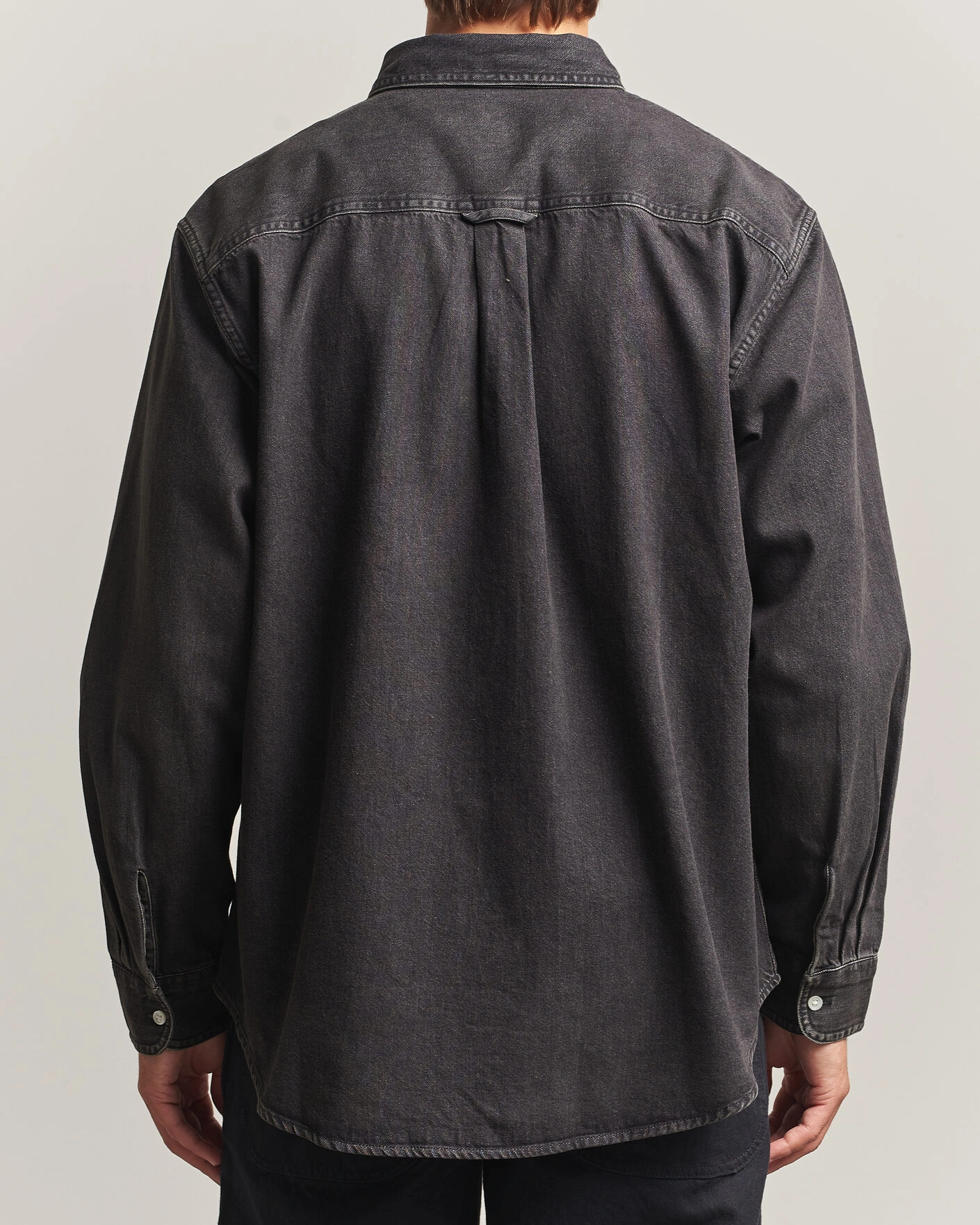 Herr | Skjortor | Carhartt WIP | Lucas Denim Shirt Black