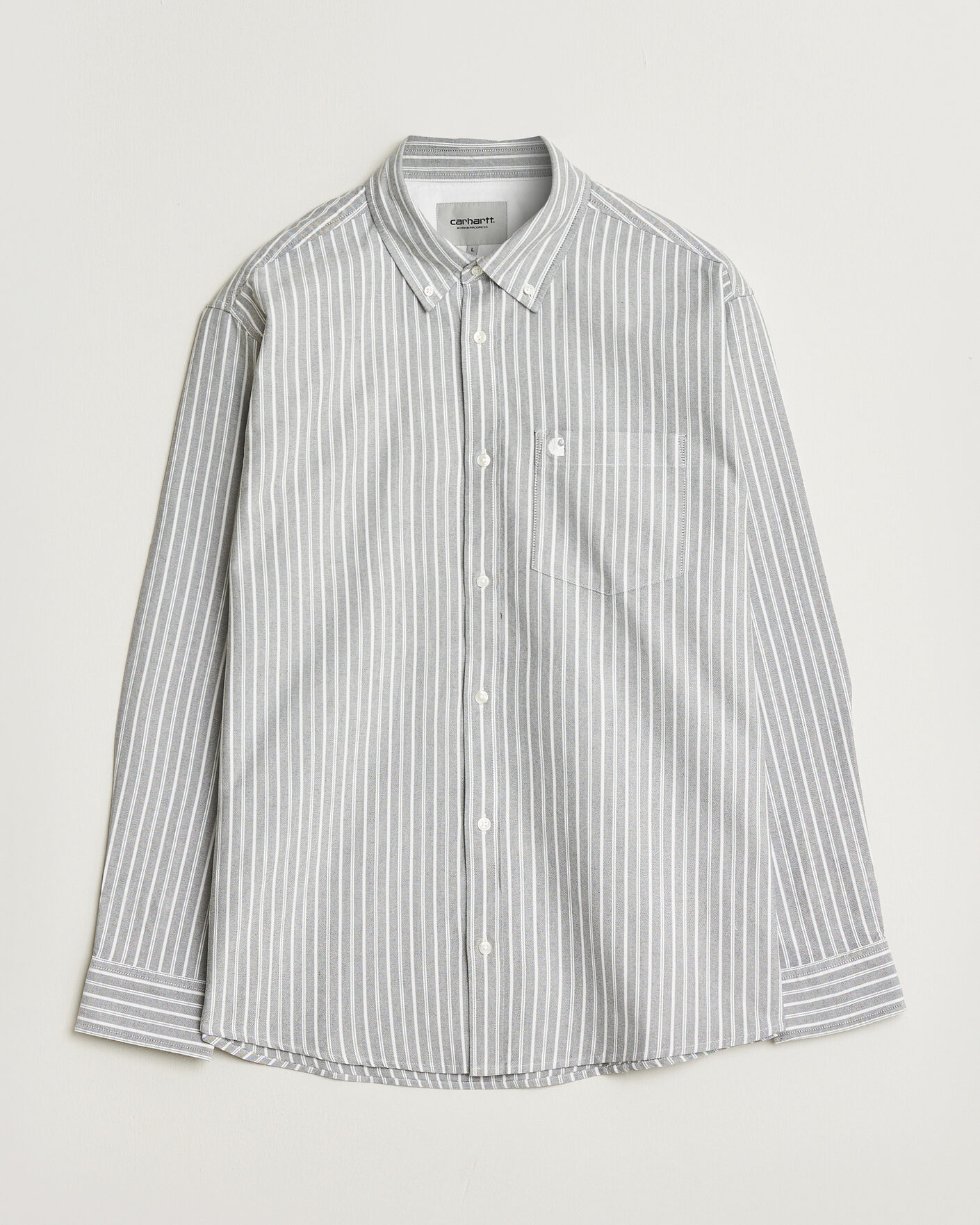 Herr | Skjortor | Carhartt WIP | Canan Striped Oxford Shirt Black