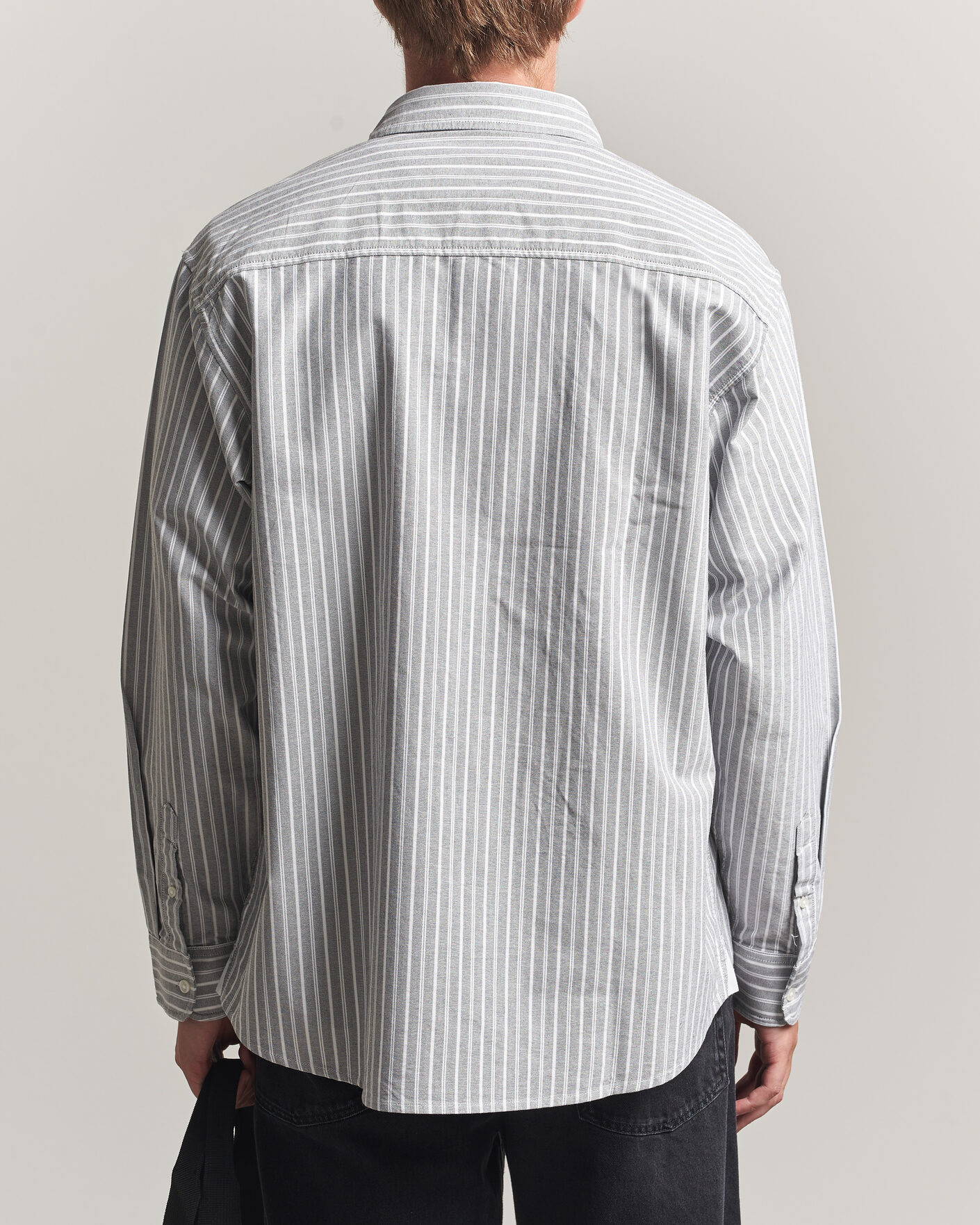 Herr | Skjortor | Carhartt WIP | Canan Striped Oxford Shirt Black