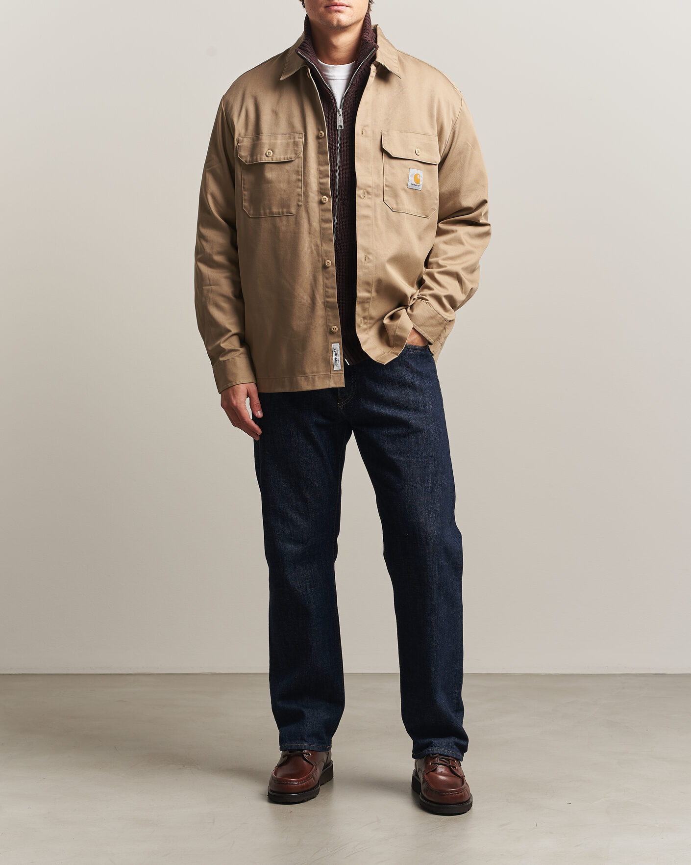 Herr | Skjortor | Carhartt WIP | Craft Twill Shirt Leather