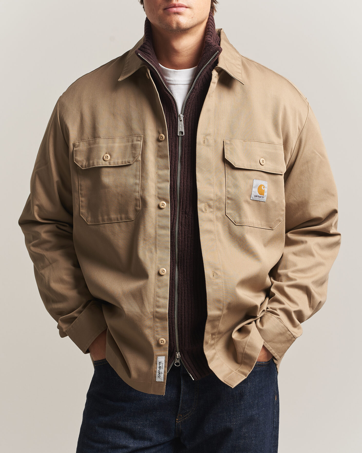 Herr | Skjortor | Carhartt WIP | Craft Twill Shirt Leather