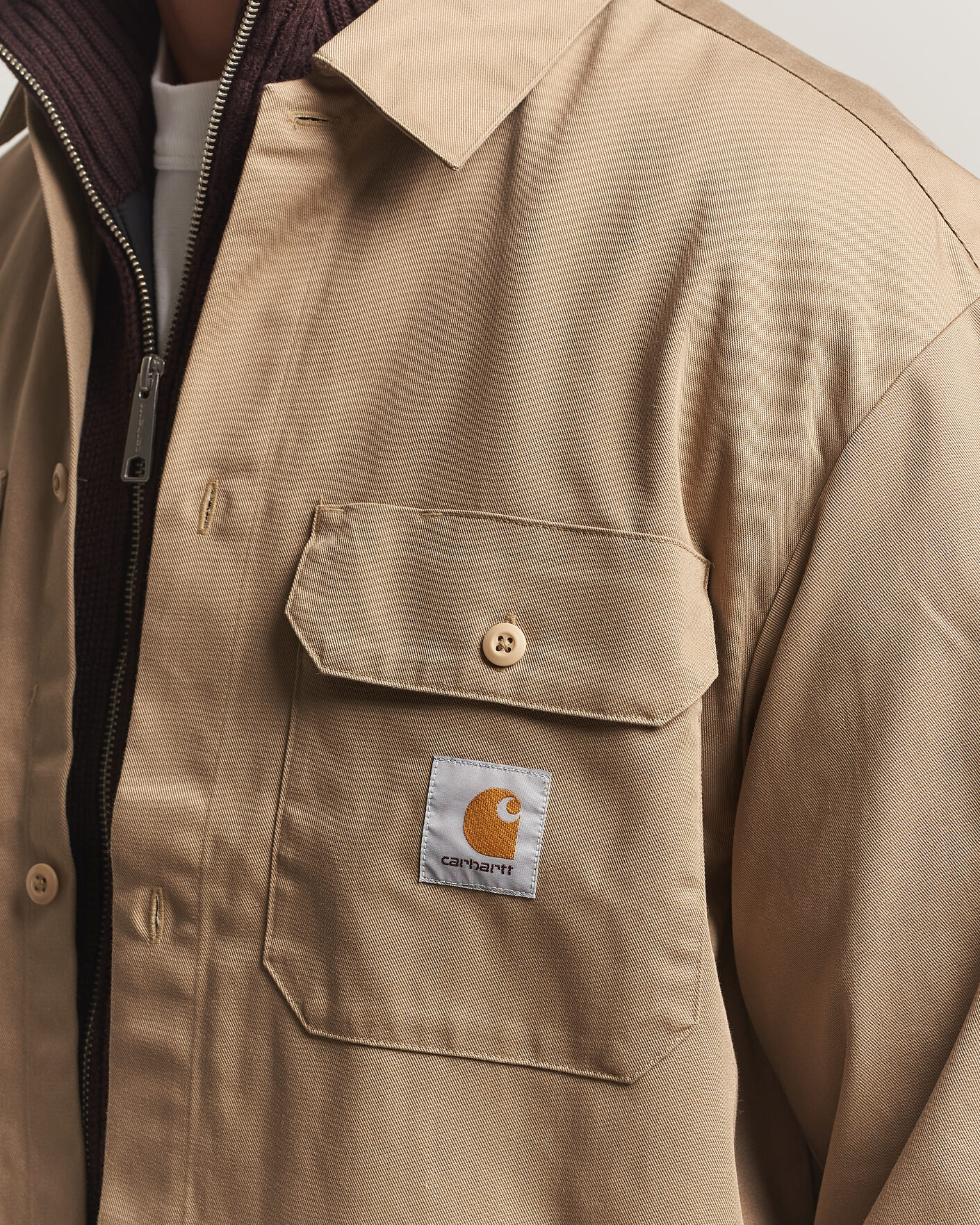 Herr | Skjortor | Carhartt WIP | Craft Twill Shirt Leather