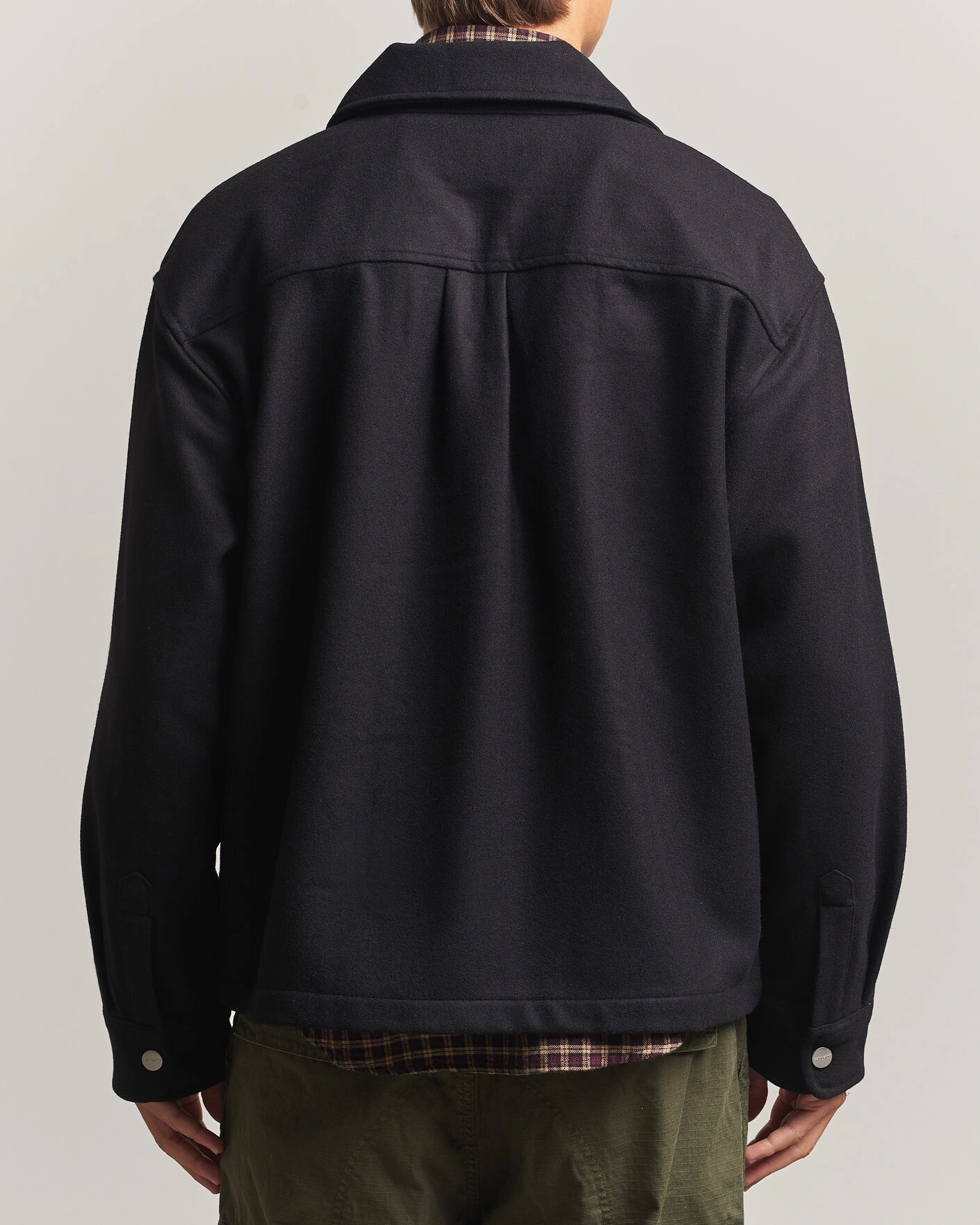 Herr | Skjortor | Carhartt WIP | Atoka Wool Zip Shirt Jacket Black