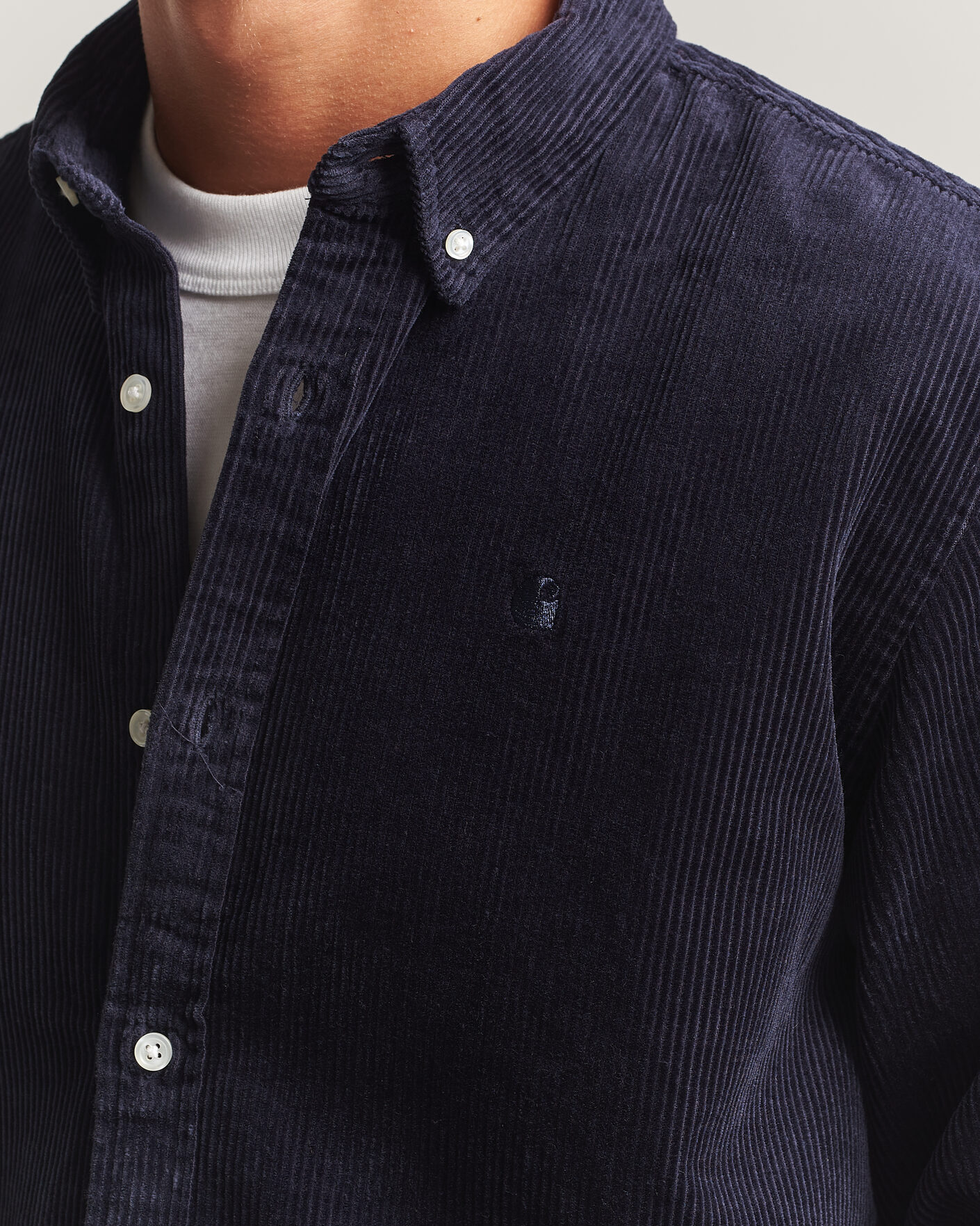 Herr | Skjortor | Carhartt WIP | Madison Cord Shirt Dark Navy