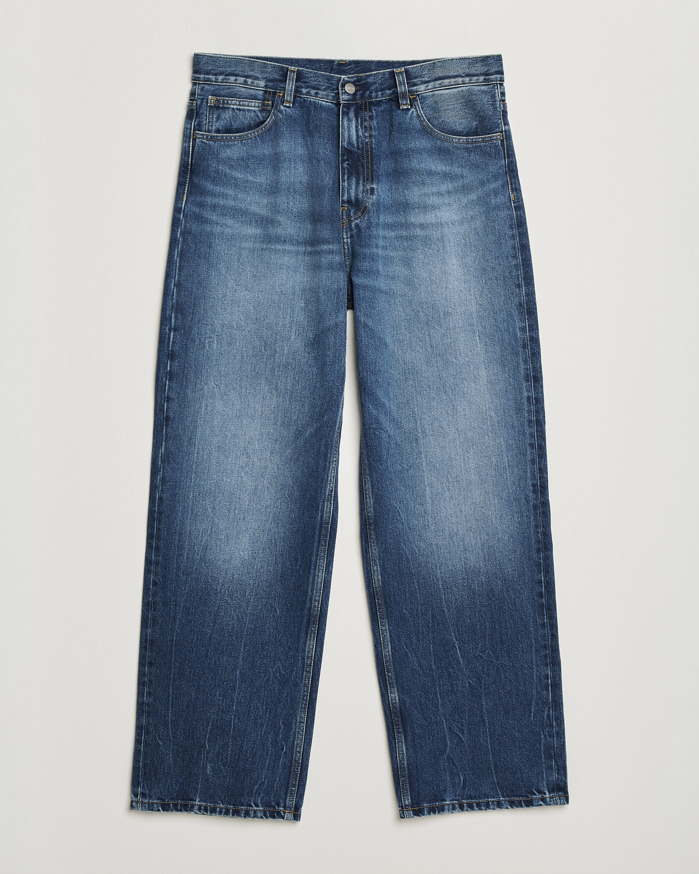 Herr | Byxor | Carhartt WIP | Payson Pant Blue Marble Used Wash