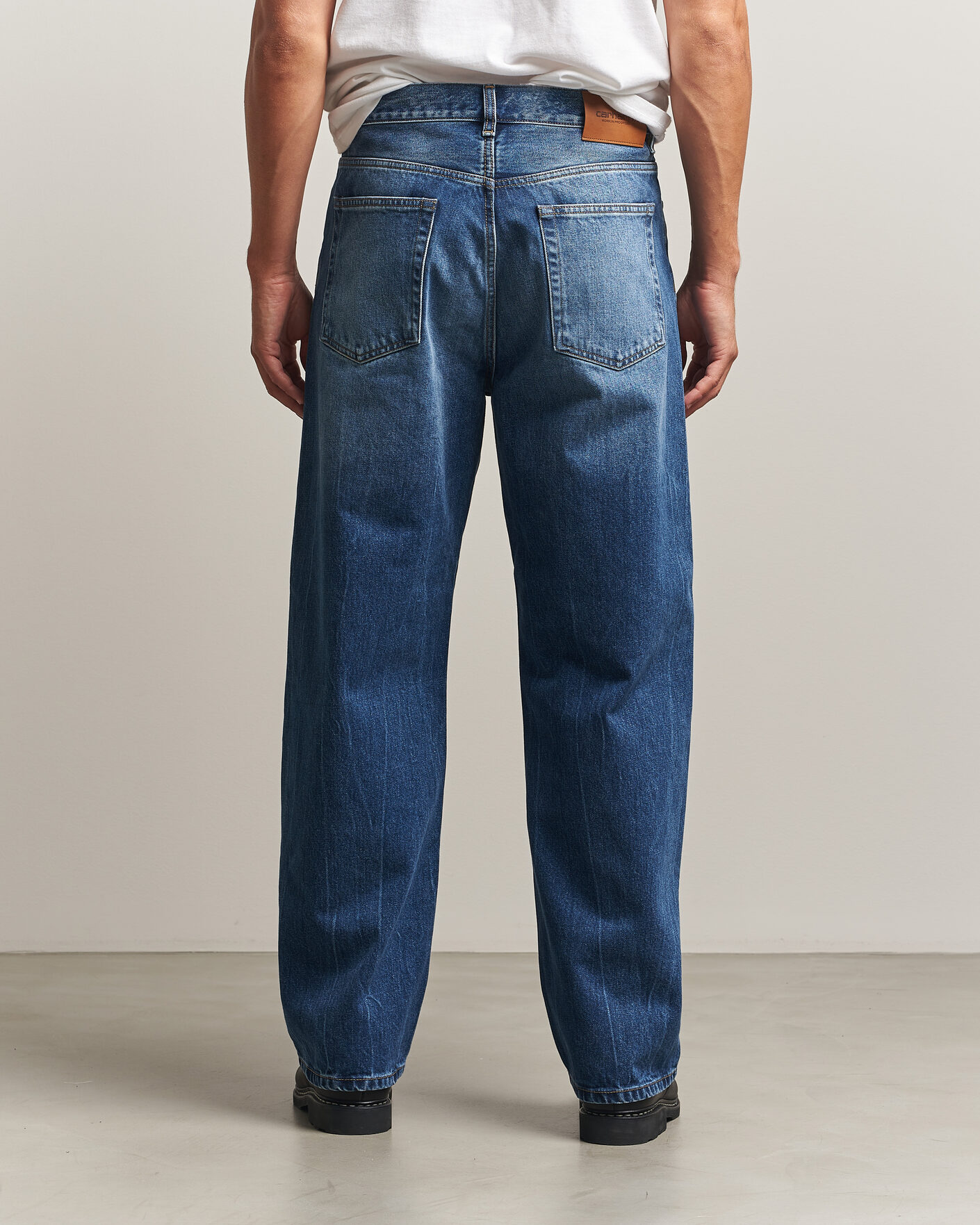 Herr | Byxor | Carhartt WIP | Payson Pant Blue Marble Used Wash