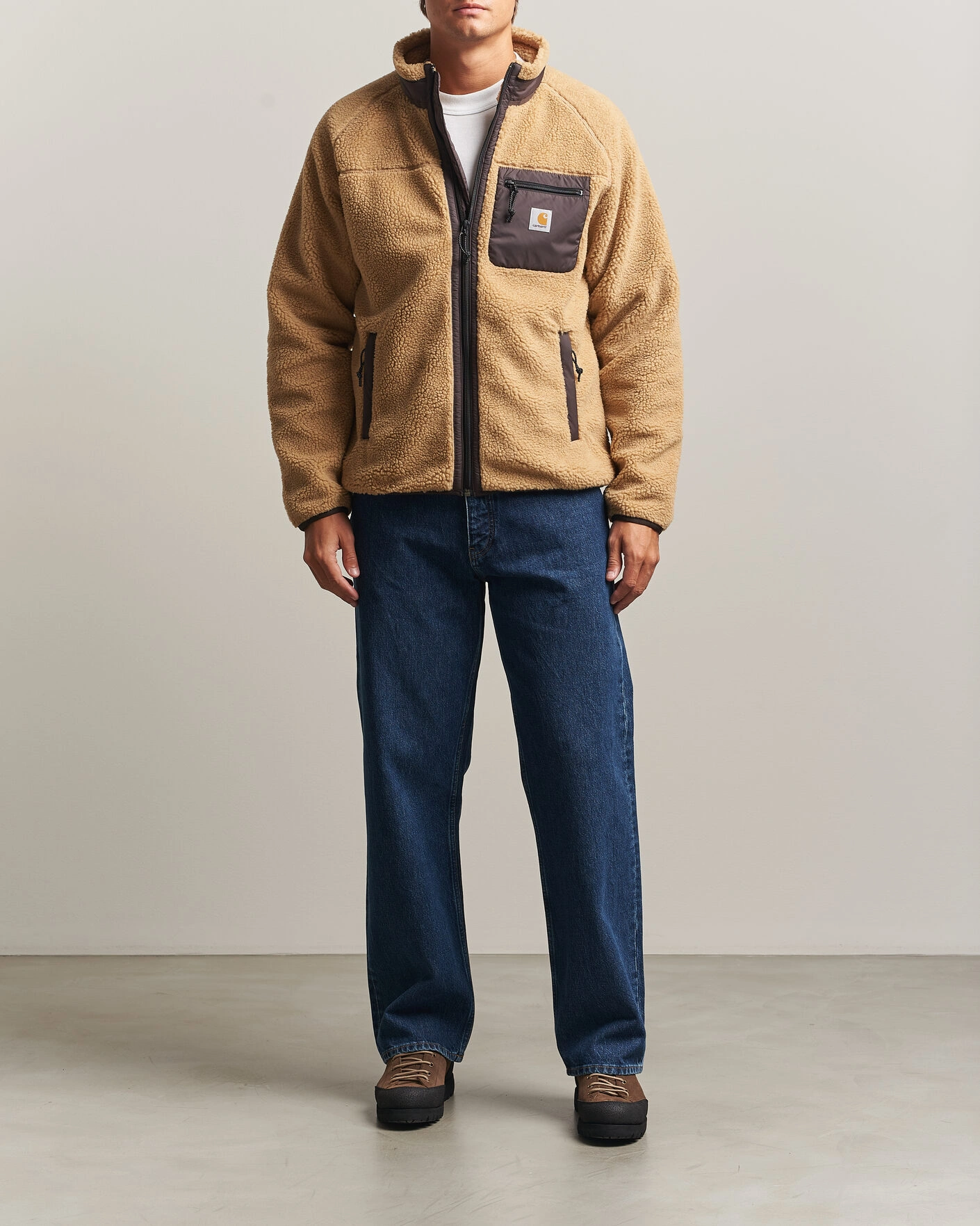 Herr | Tröjor | Carhartt WIP | Prentis Pile Liner Whip H Brown