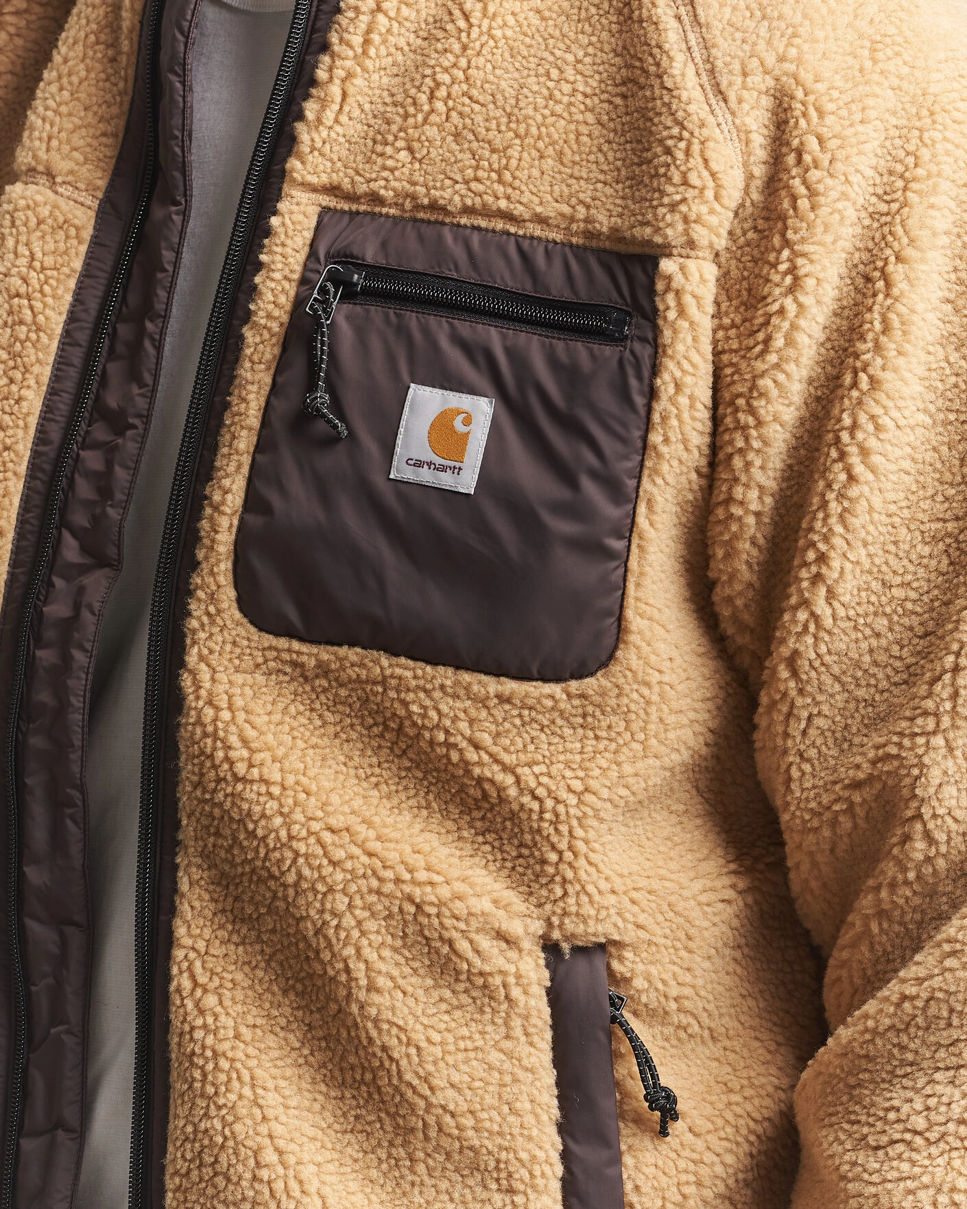 Herr | Tröjor | Carhartt WIP | Prentis Pile Liner Whip H Brown