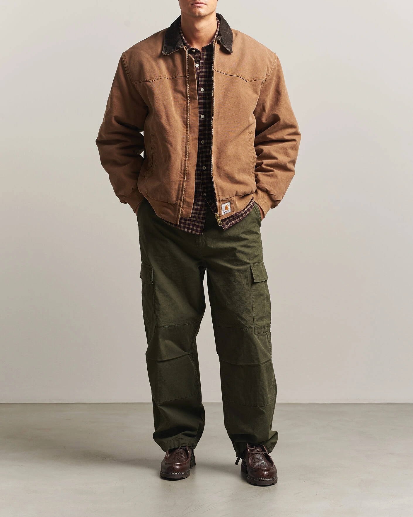 Herr | Jackor | Carhartt WIP | OG Santa Fe Jacket Whip H Brown