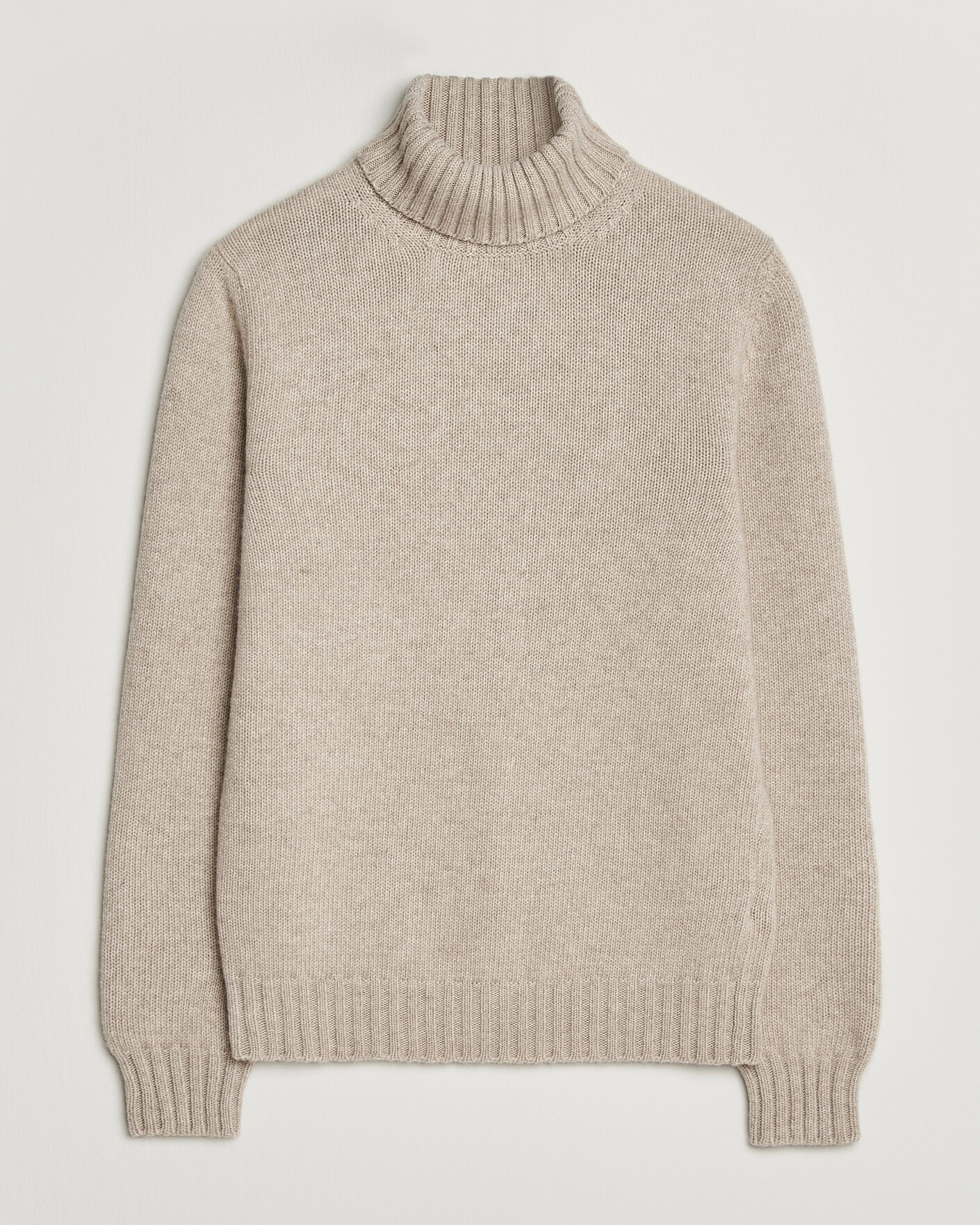 Herr | Tröjor | Fedeli | Wool/Cashmere Rollneck Beige